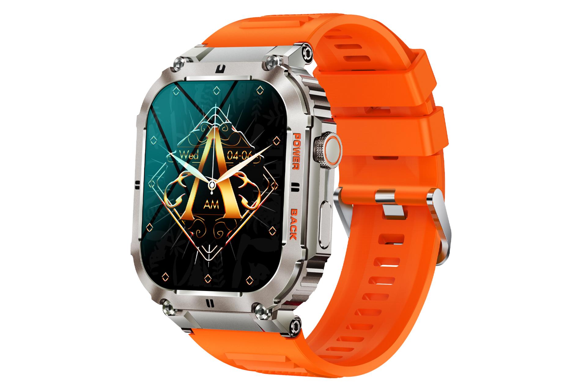 ساعت هوشمند کرونوس K57 Pro رنگ نارنجی
