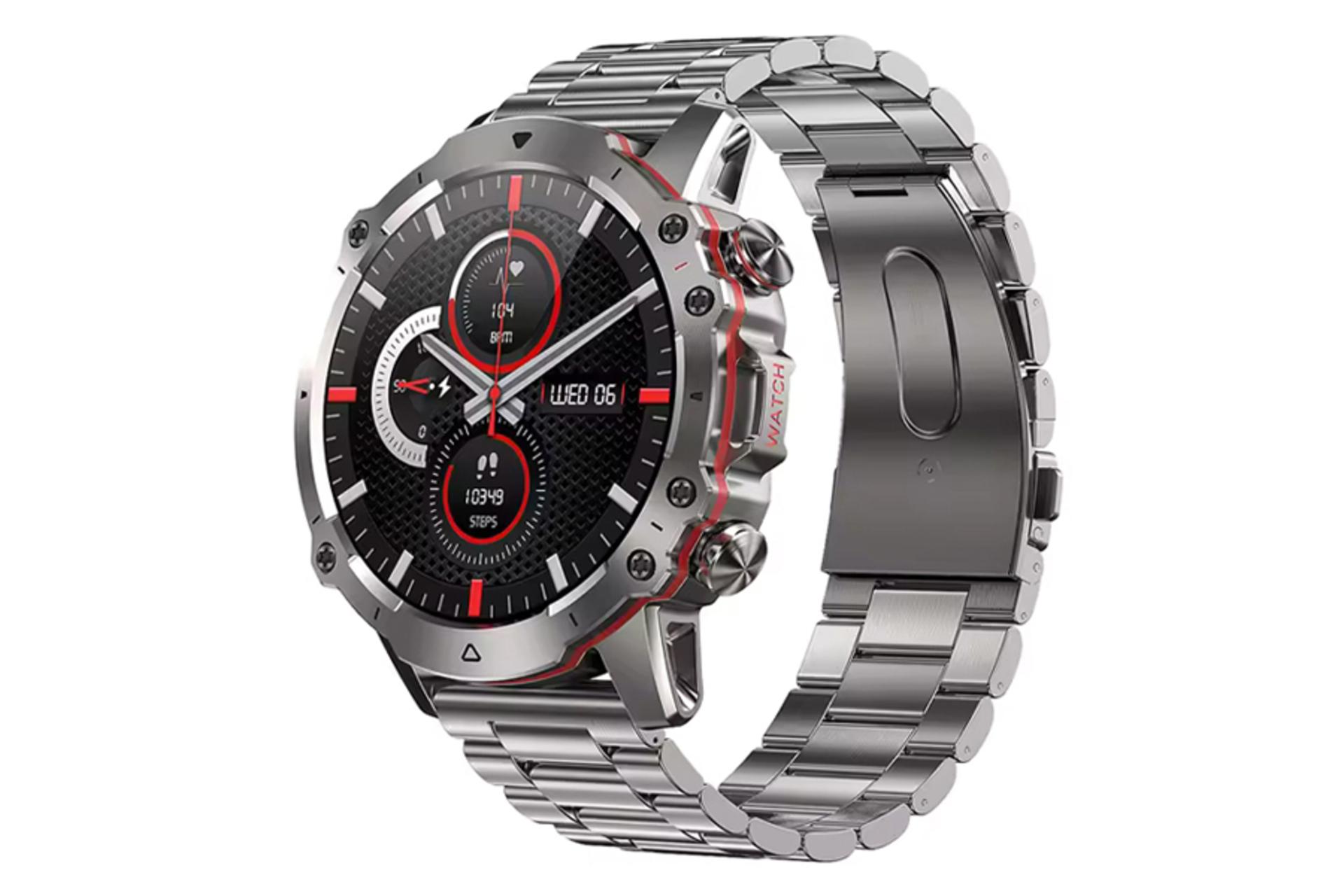 نمای سمت راست ساعت هوشمند کرونوس Tank S2