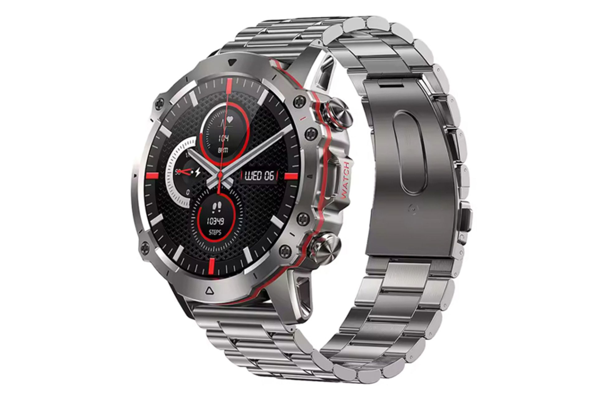 نمای سمت راست ساعت هوشمند کرونوس Tank S2