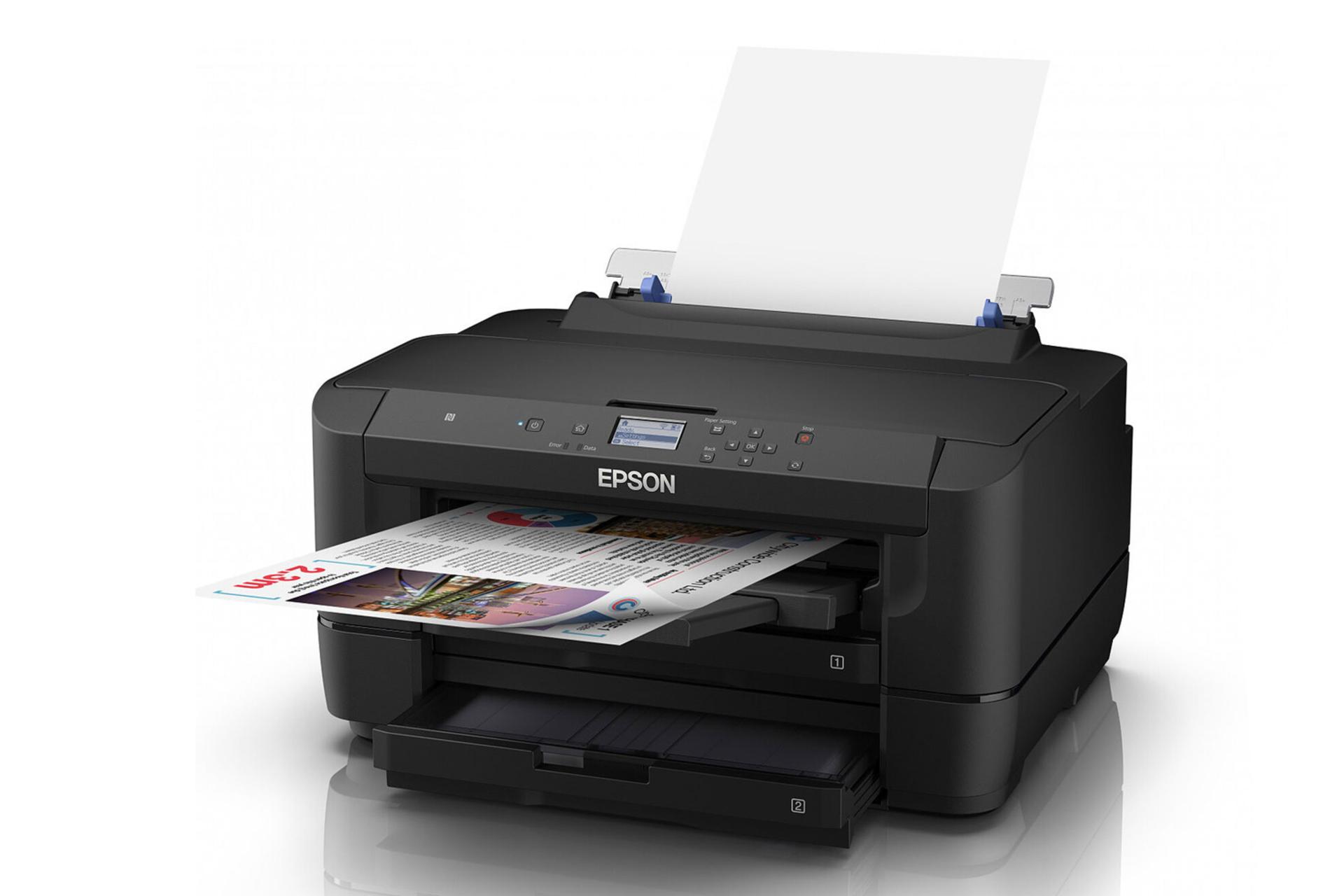 نمای سمت راست پرینتر اپسون WorkForce WF-7210DTW