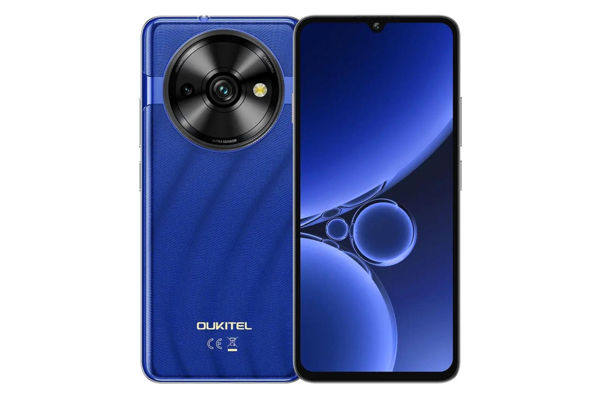 پنل جلو و پشت گوشی موبایل اوکیتل Oukitel C59 آبی
