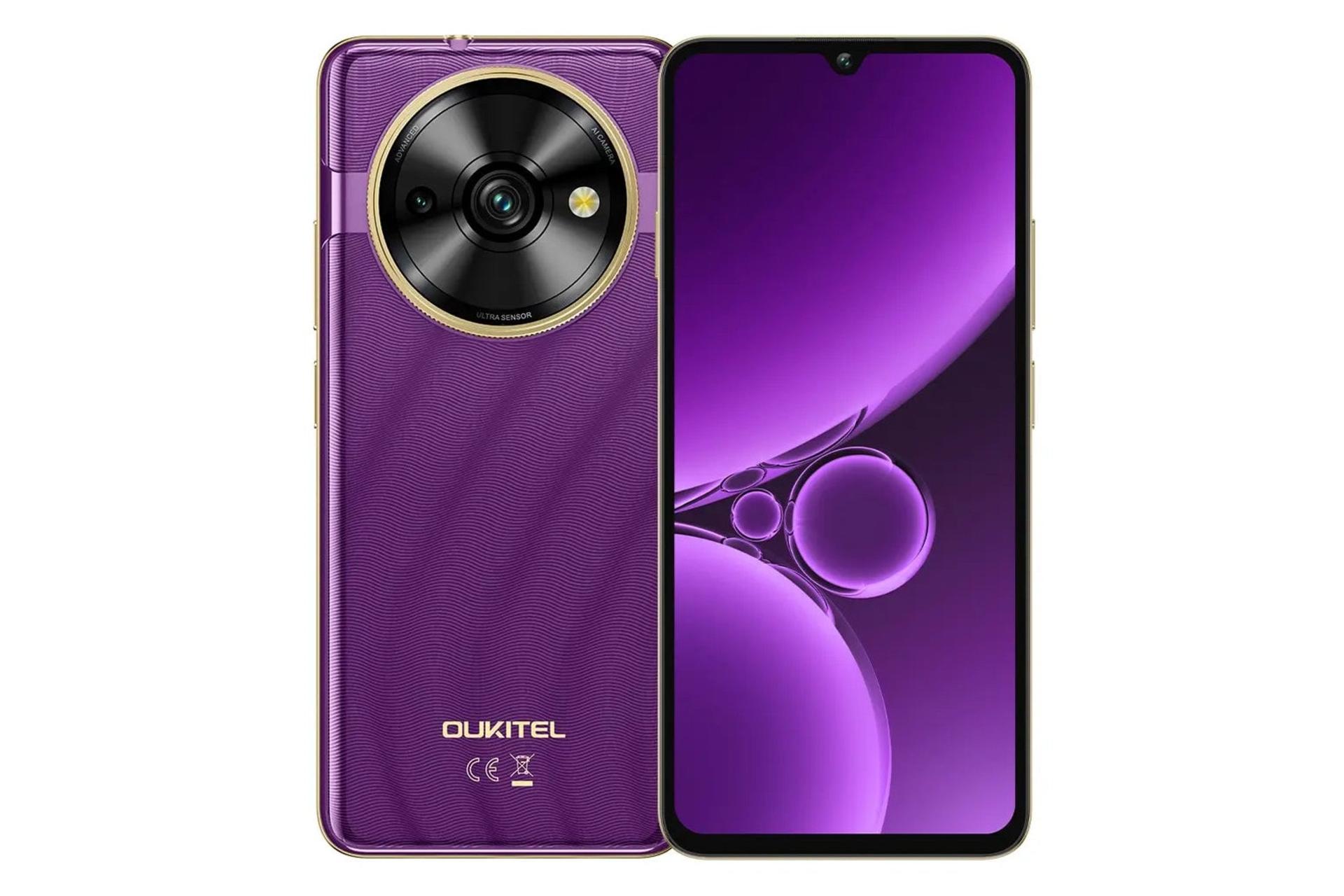 پنل جلو و پشت گوشی موبایل اوکیتل Oukitel C59 بنفش