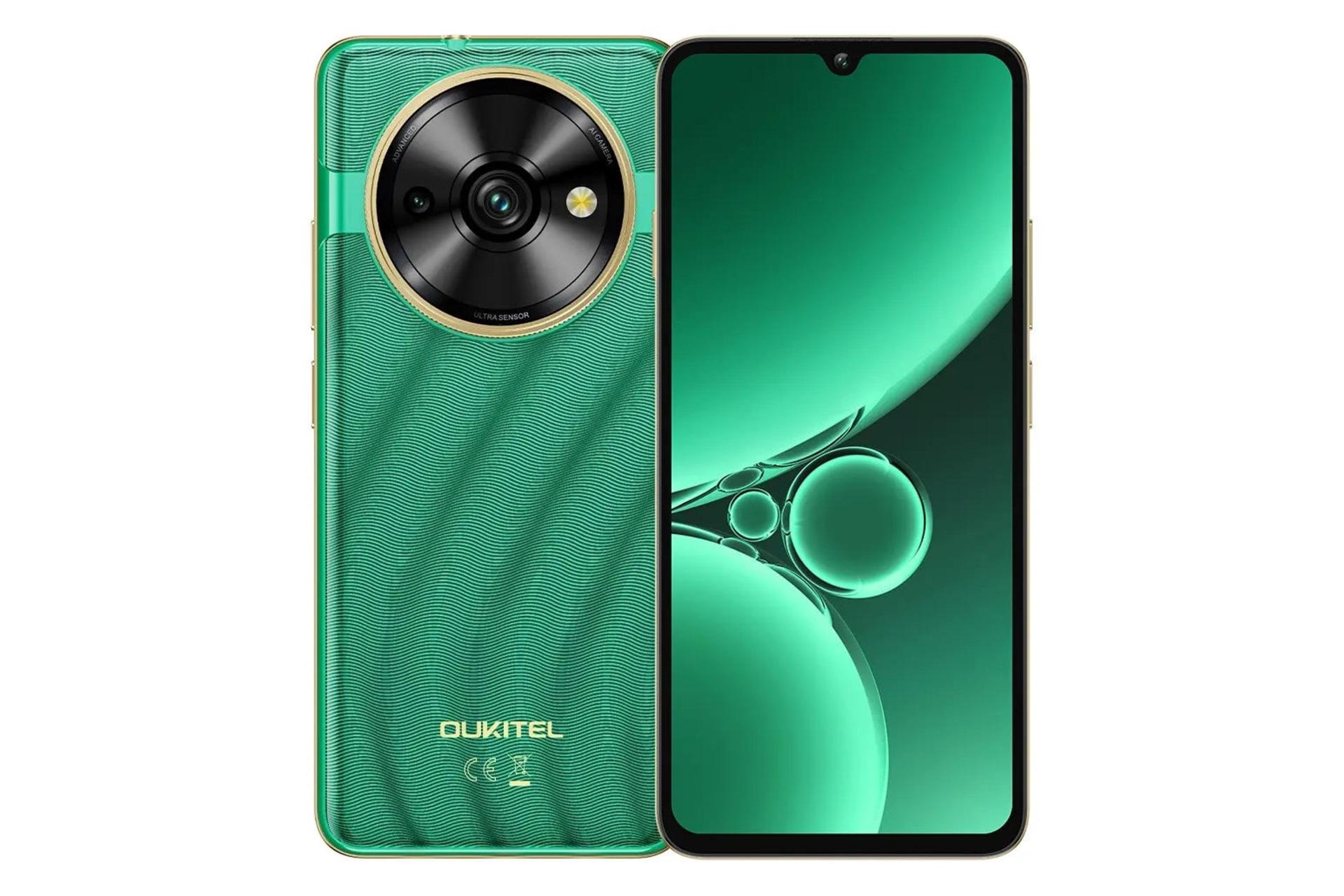 پنل جلو و پشت گوشی موبایل اوکیتل Oukitel C59 سبز
