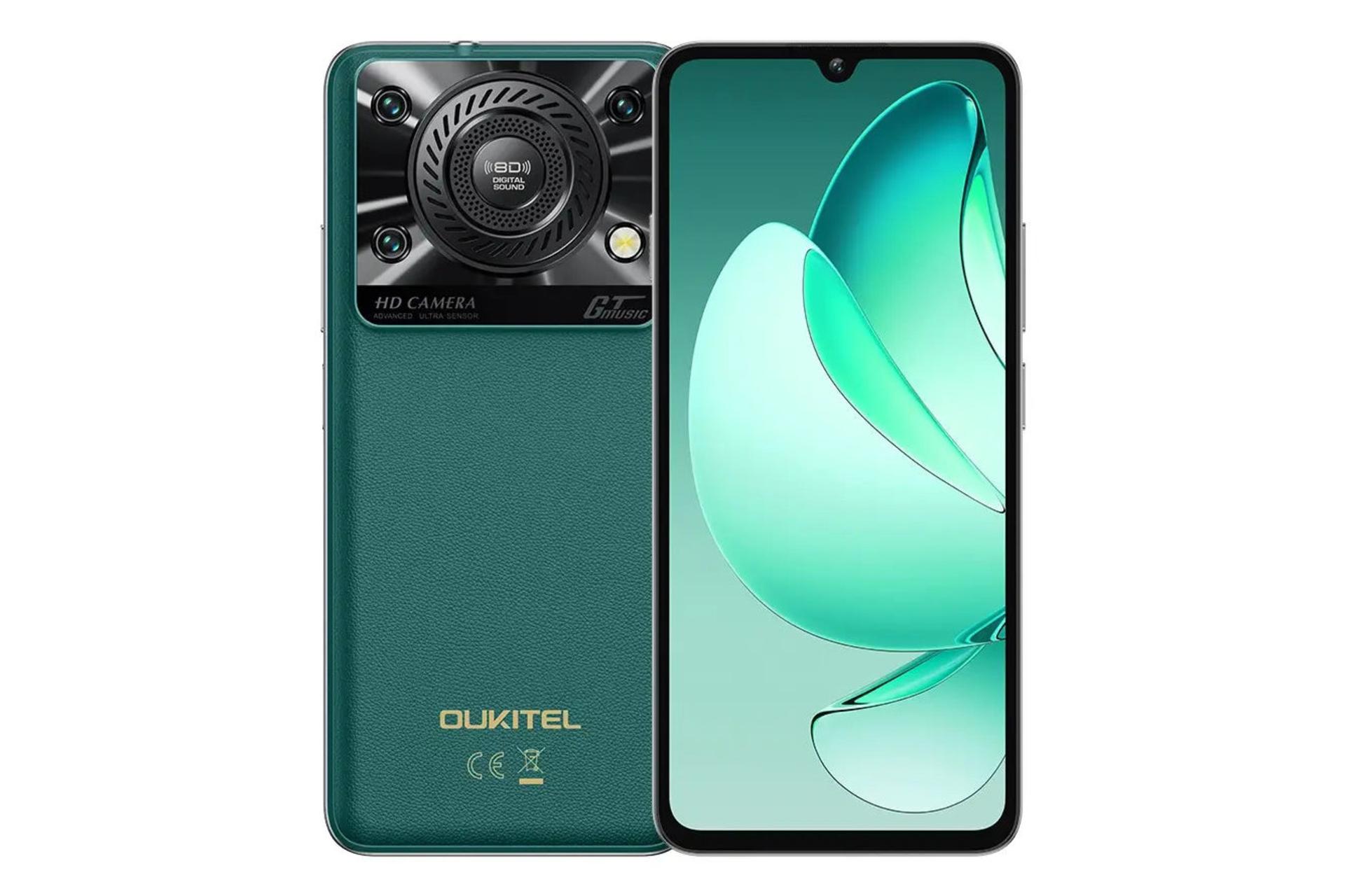 پنل جلو و پشت گوشی موبایل اوکیتل Oukitel C60 سبز
