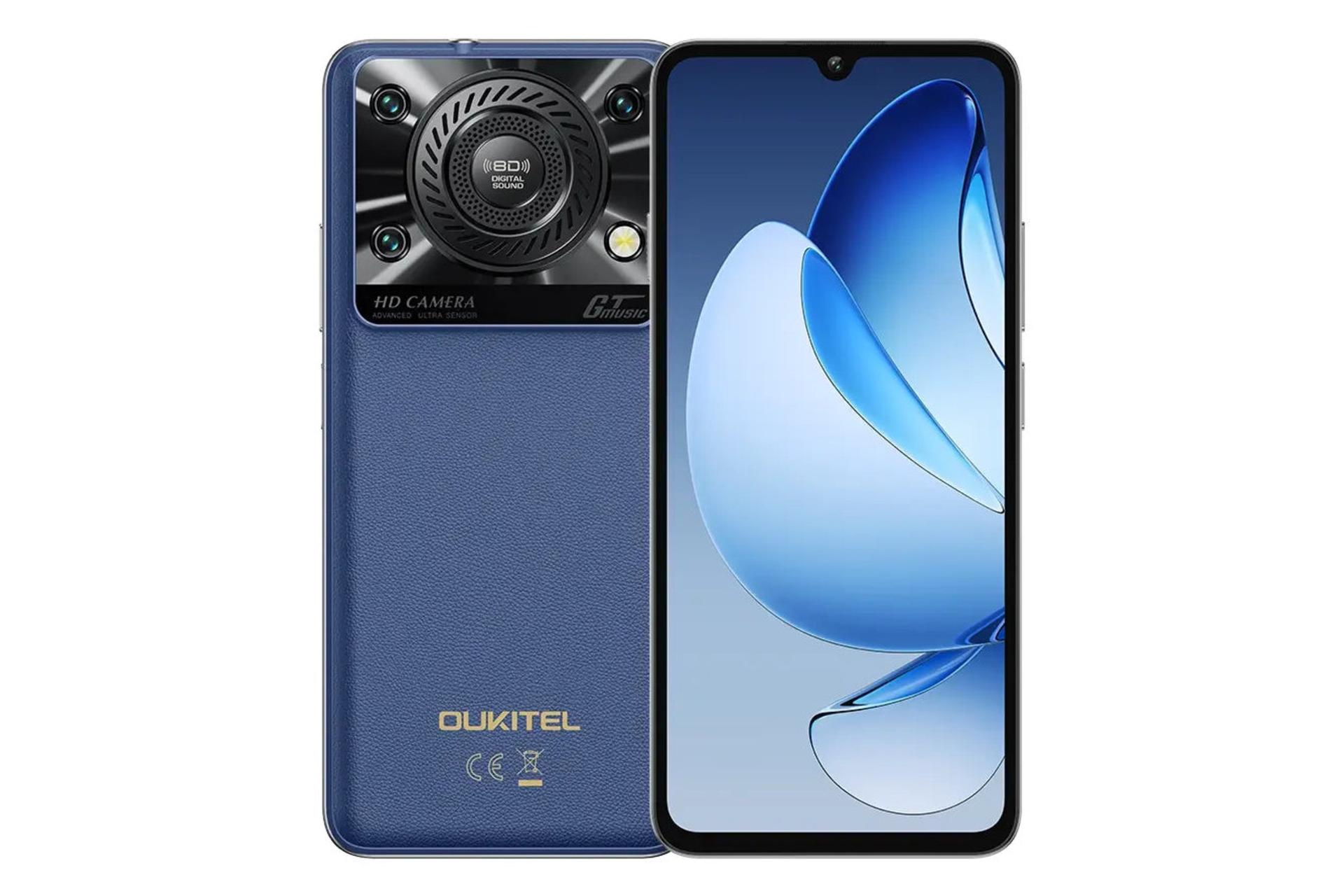 پنل جلو و پشت گوشی موبایل اوکیتل Oukitel C60 آبی