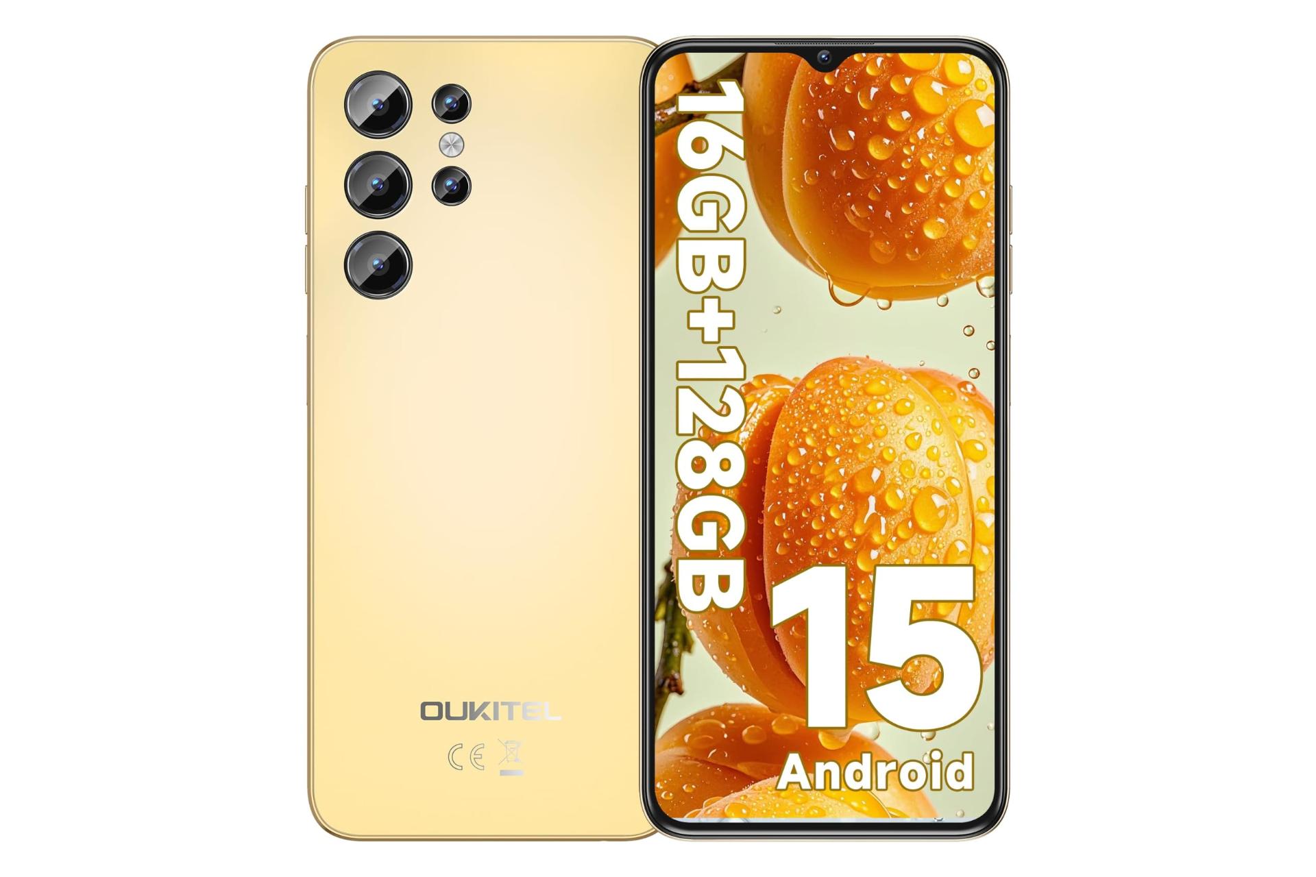 پنل جلو و پشت گوشی موبایل اوکیتل Oukitel C1 طلایی