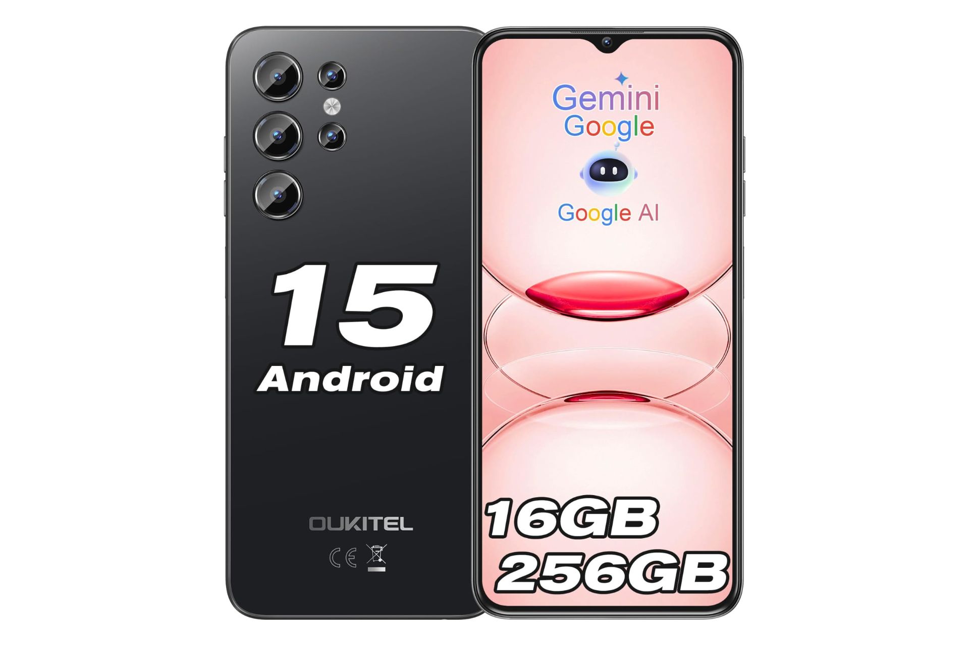پنل جلو و پشت گوشی موبایل اوکیتل C1 پرو مشکی / Oukitel C1 Pro