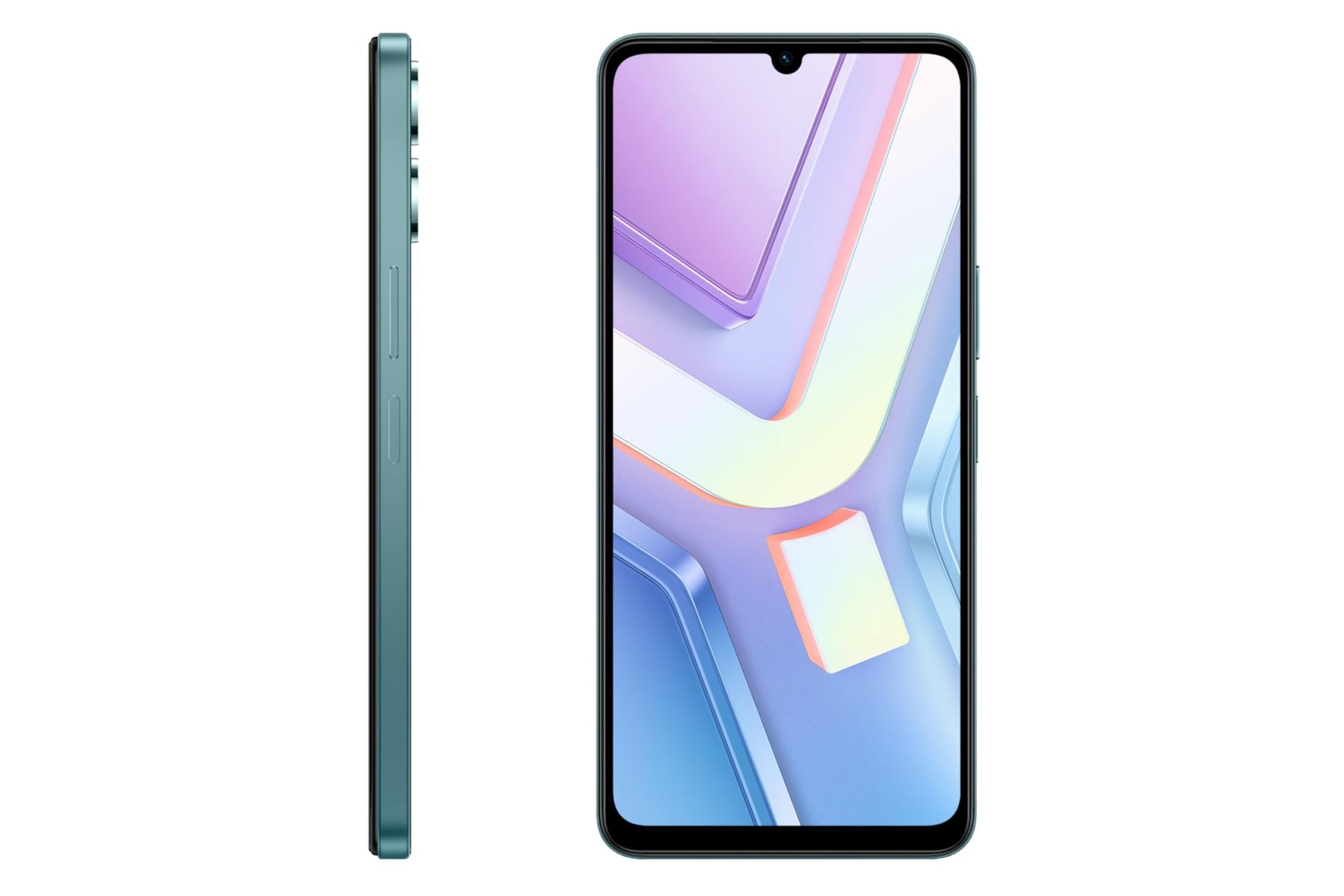 پنل جلو و فریم گوشی موبایل ویوو vivo Y19s GT سبز تیره