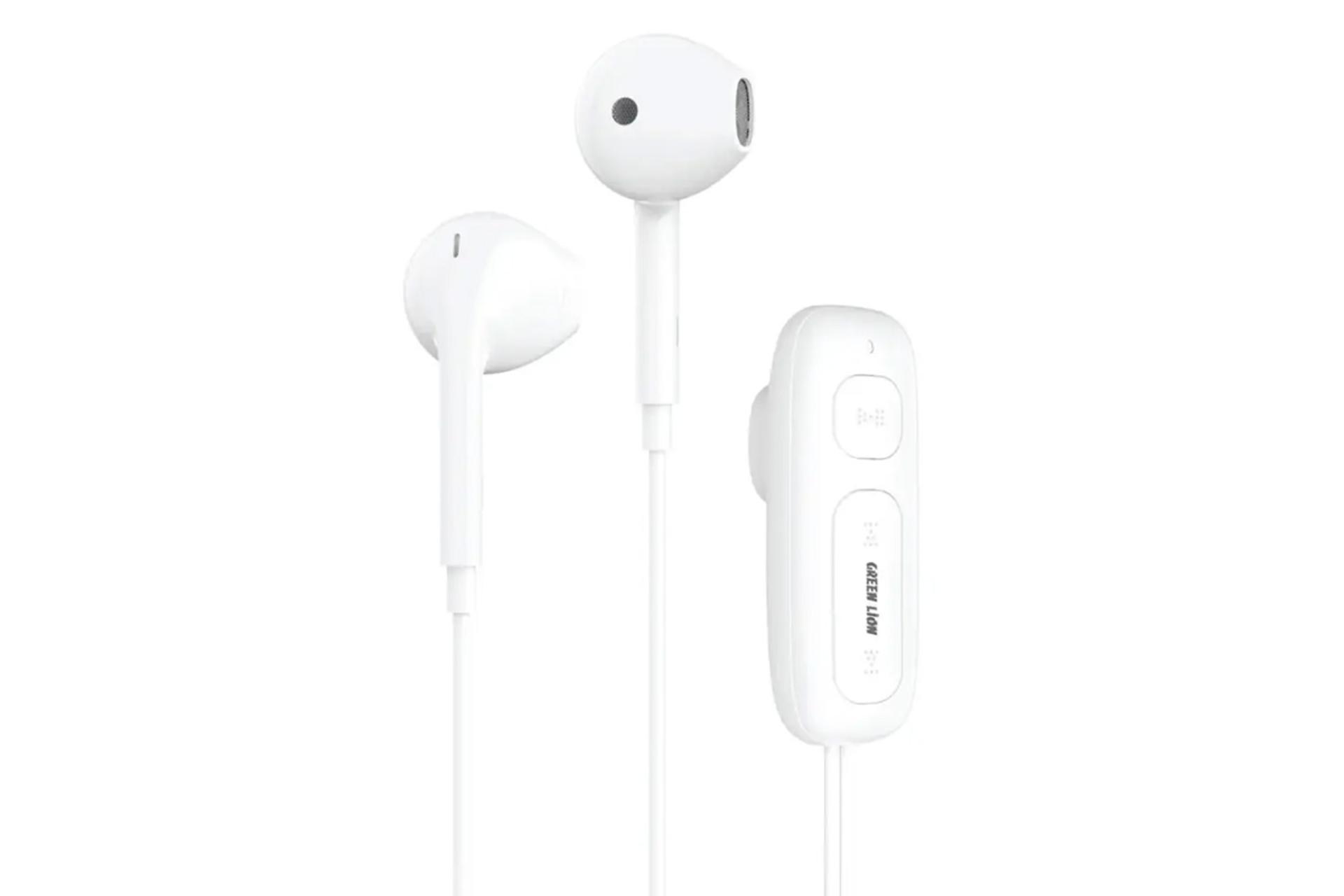 هدفون گرین لیون Clip Tune رنگ سفید