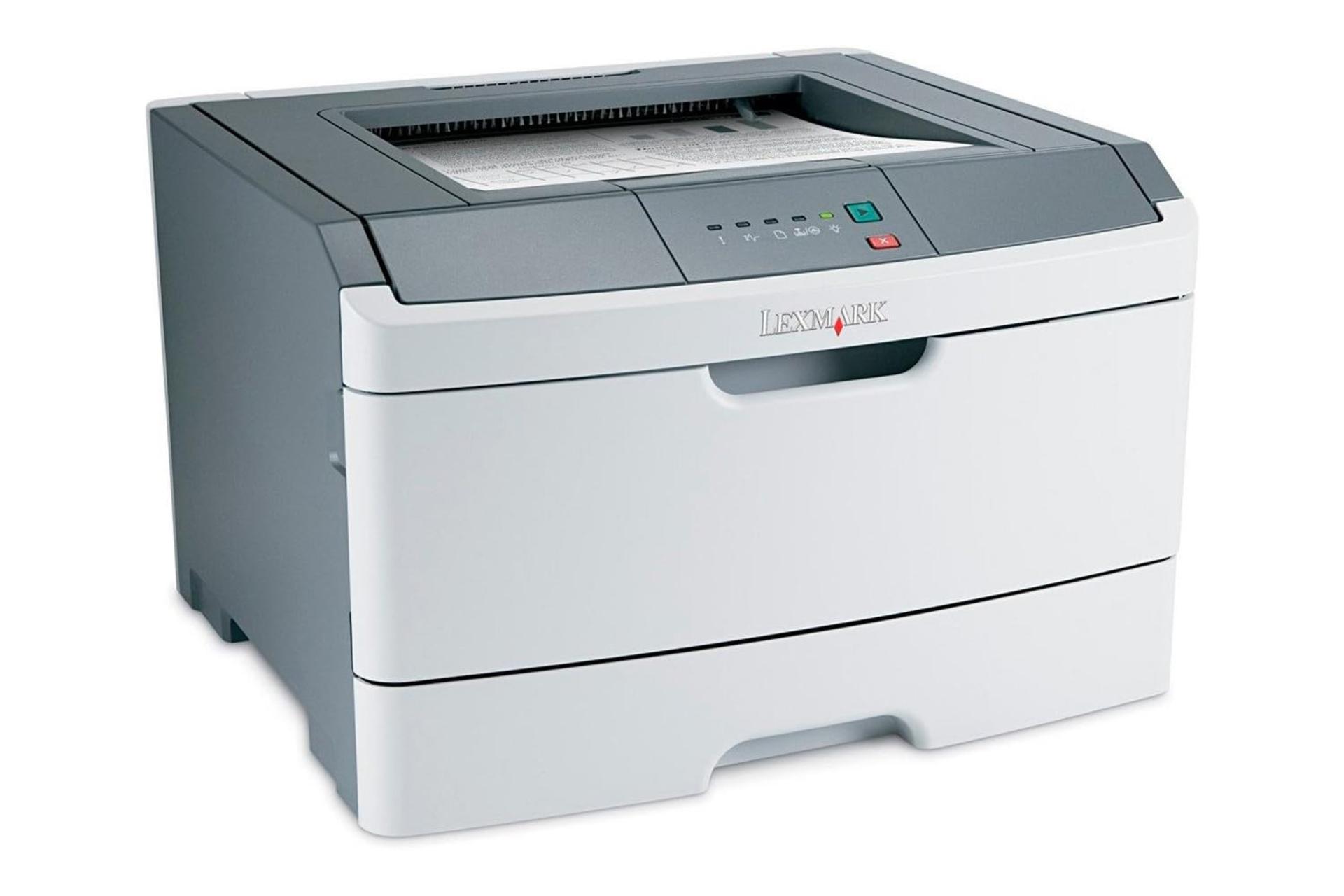 نمای سمت چپ پرینتر لکسمارک E260dn