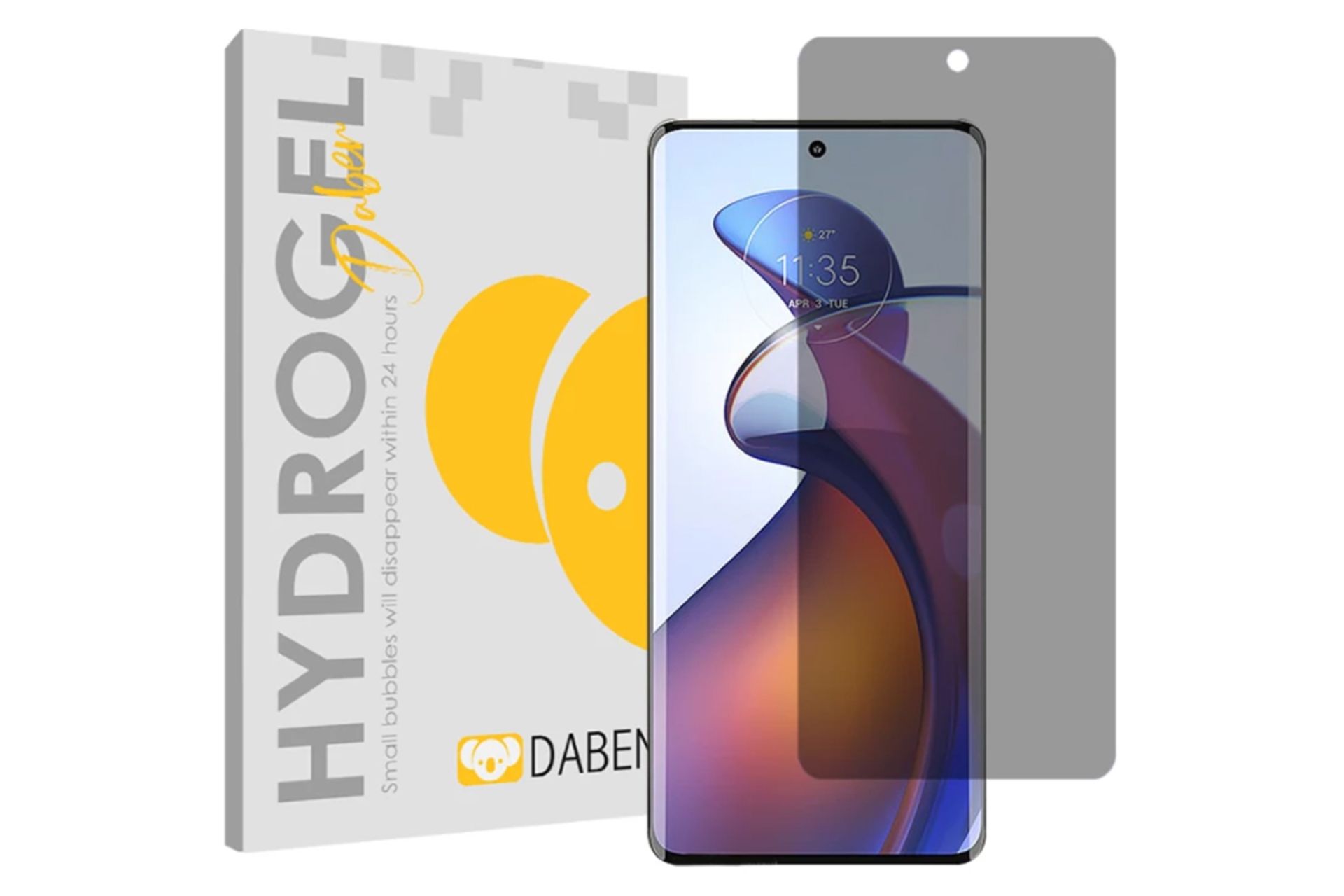 جعبه محافظ صفحه نمایش گوشی دبن مدل Tough حریم شخصی مناسب موتورولا Edge 30 Fusion