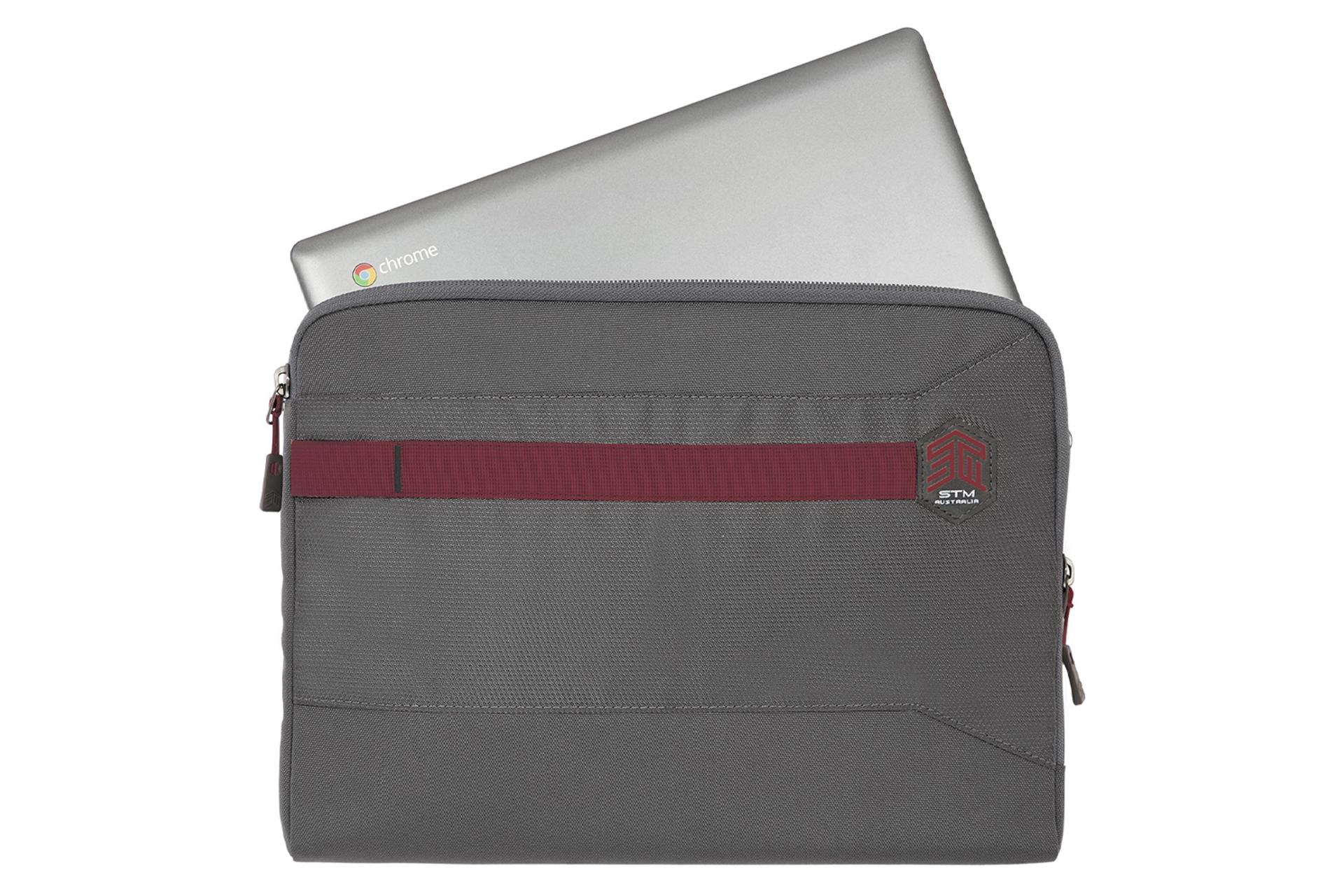 کیف لپ تاپ کاور لپ تاپ اس تی ام Summary مناسب 13 اینچ رنگ خاکستری