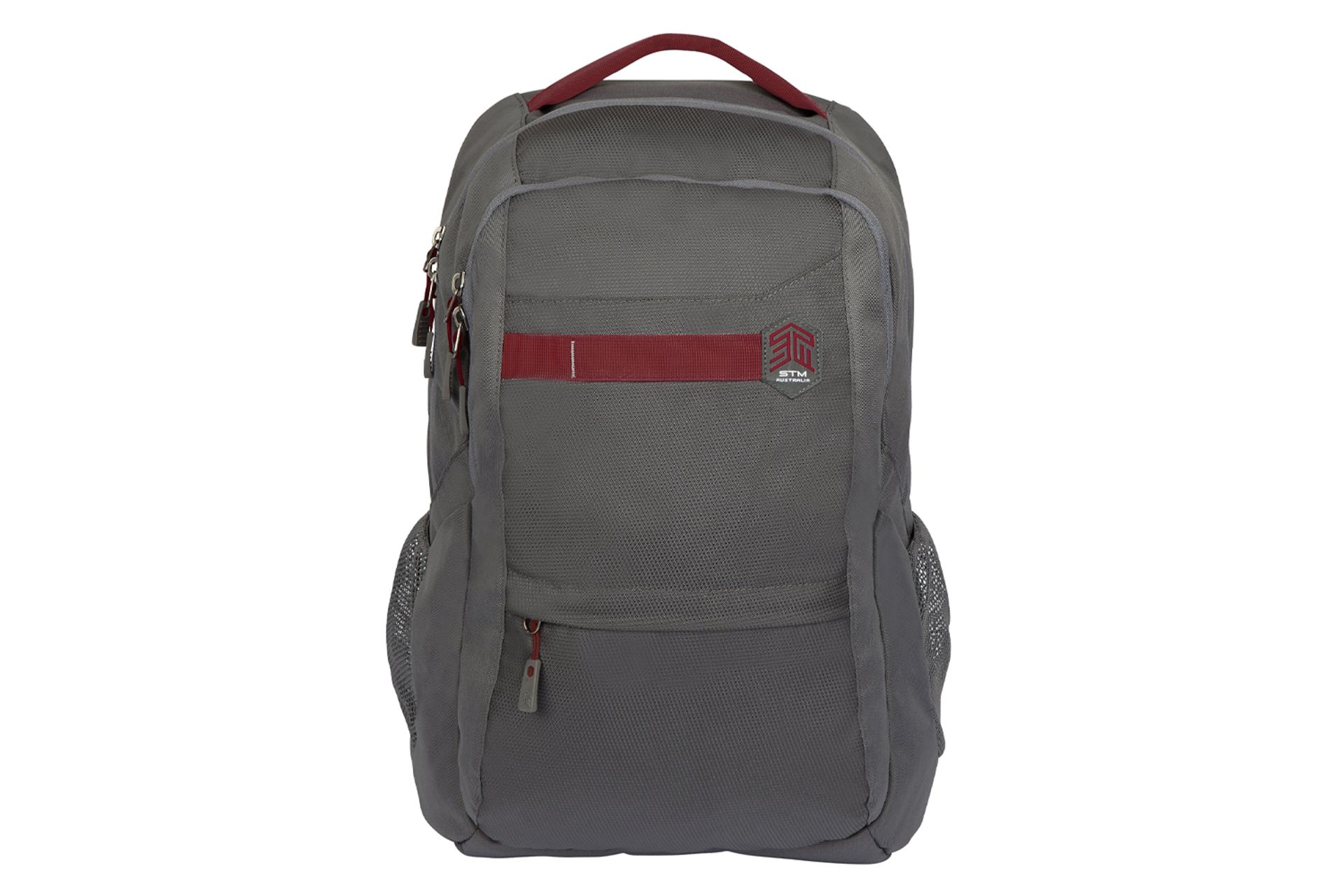 کیف لپ تاپ کوله پشتی لپ تاپ اس تی ام Trilogy مناسب 15 اینچ رنگ خاکستری