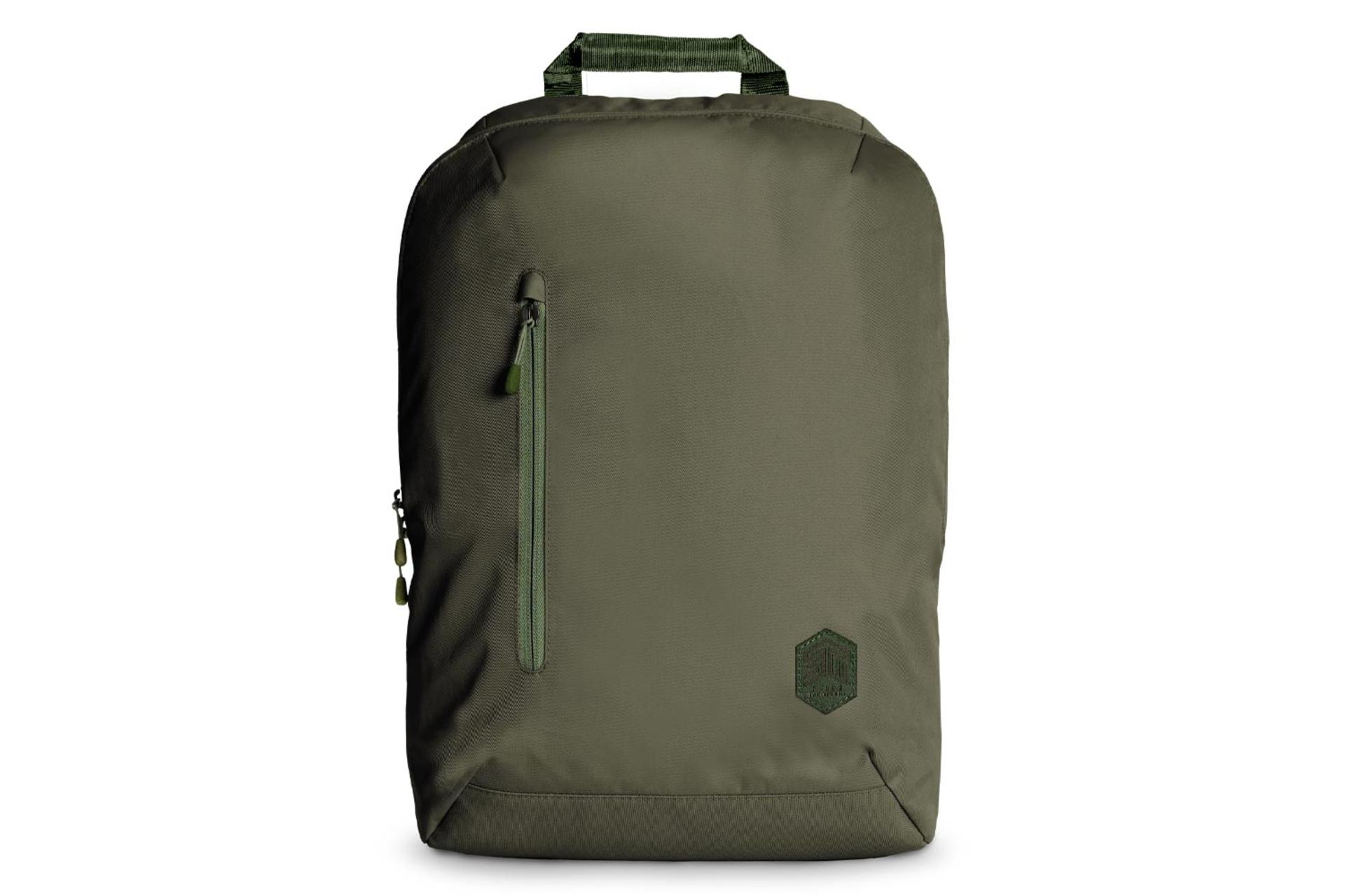 کیف لپ تاپ کوله پشتی لپ تاپ اس تی ام Eco 15L مناسب 15.6 اینچ رنگ سبز