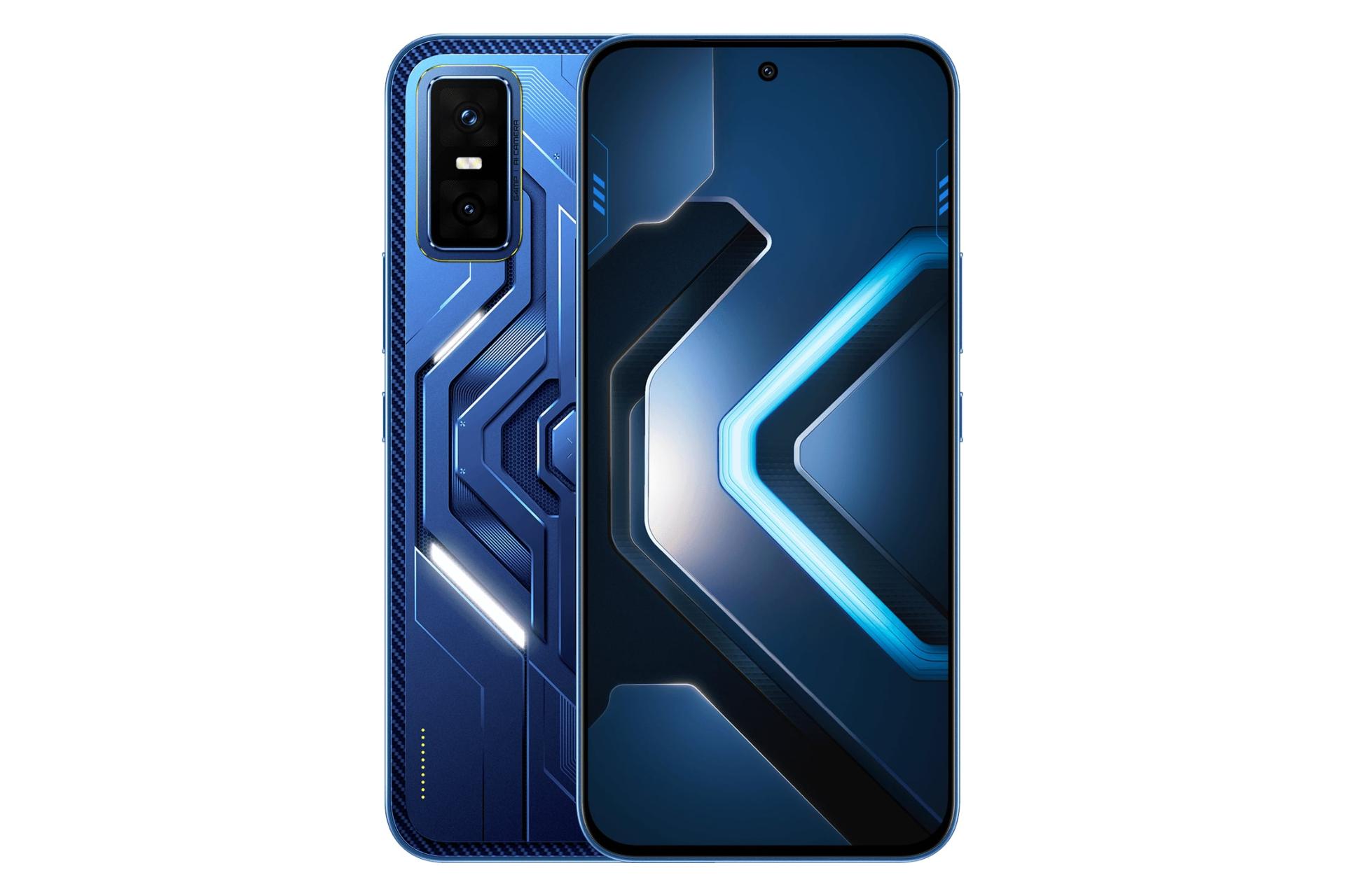 پنل جلو و پشت گوشی موبایل GT 30 اینفینیکس آبی / Infinix GT 30