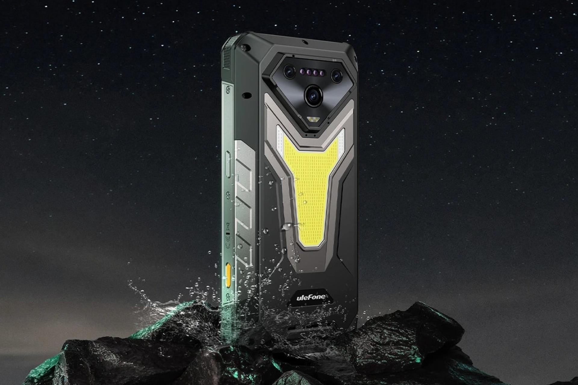 پنل پشت و چینش دوربین گوشی موبایل آرمور 34 یولفون / Ulefone Armor 34