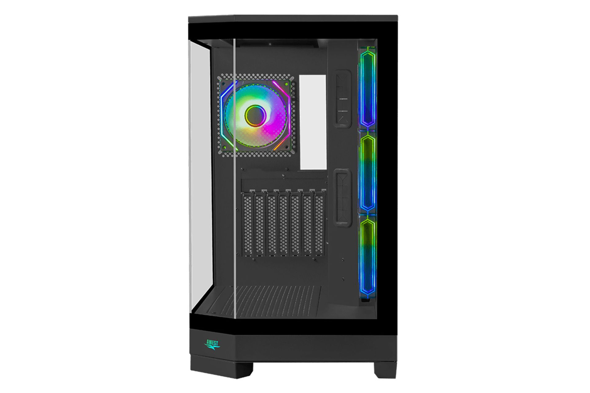 کیس کامپیوتر اوست GT-AQ1-MB نمای جلو