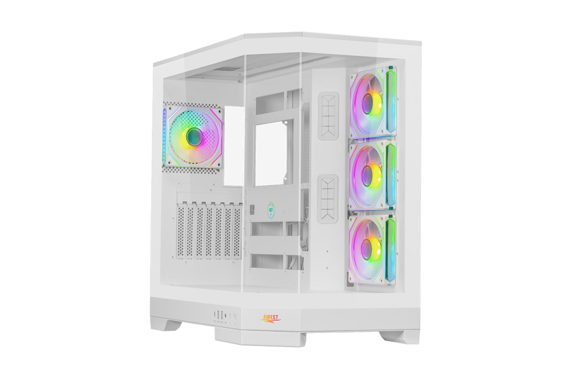 نمای سمت چپ کیس کامپیوتر اوست GT-AQ1-MW