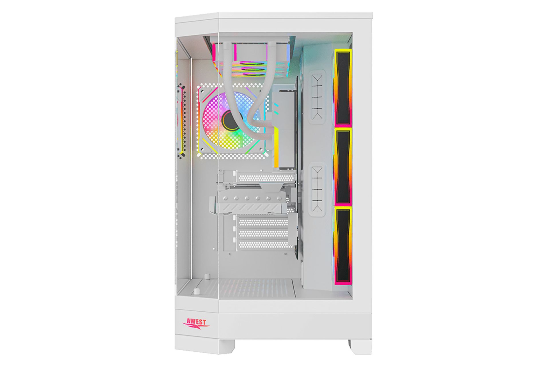 کیس کامپیوتر اوست GT-AQ1-MW نمای جلو