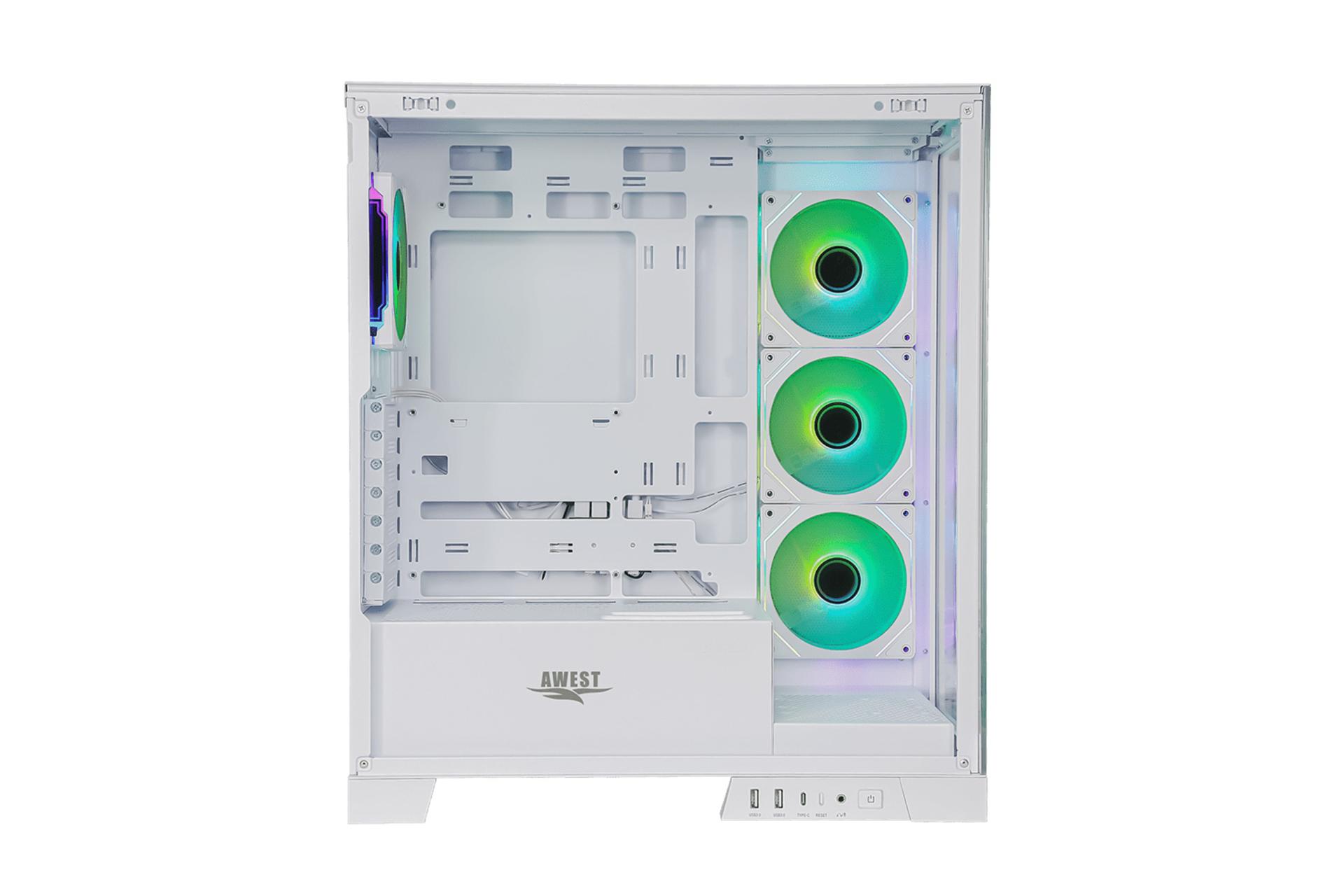 نمای داخل کیس کامپیوتر اوست GT-AQ16-MW