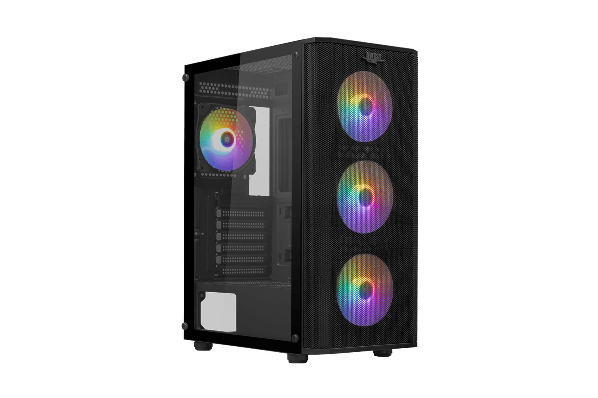 نمای سمت چپ کیس کامپیوتر اوست GT-AV300-MB