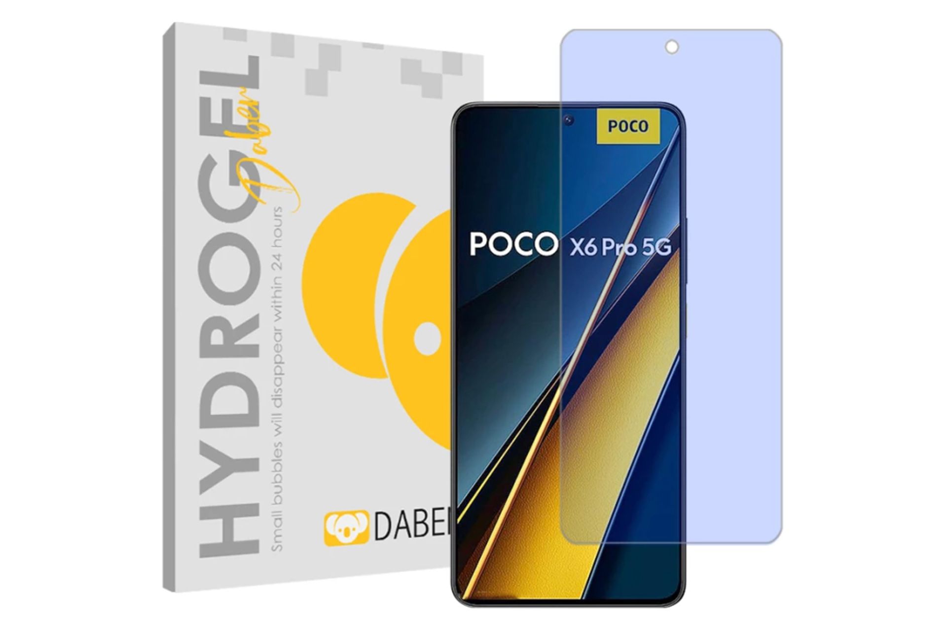 جعبه محافظ صفحه نمایش گوشی دبن مدل Tough آنتی بلو مناسب شیائومی Poco X6 Pro