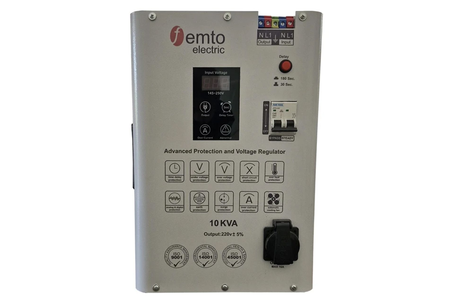 ولتاژ استابلایزر فمتو الکتریک مدل STAB-10000