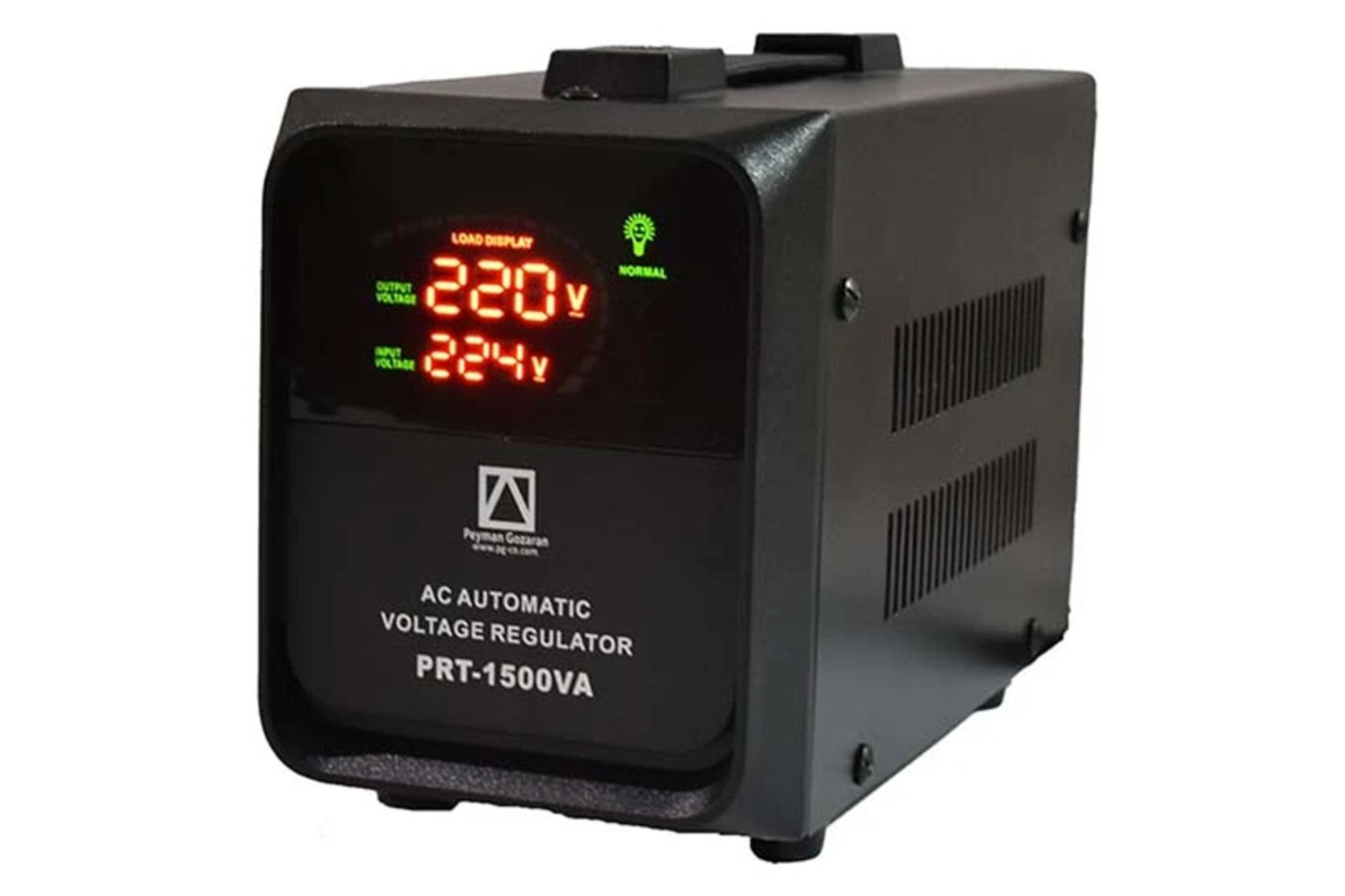 ابعاد و اندازه استابلایزر پیمان گزاران مدل PRT-1500