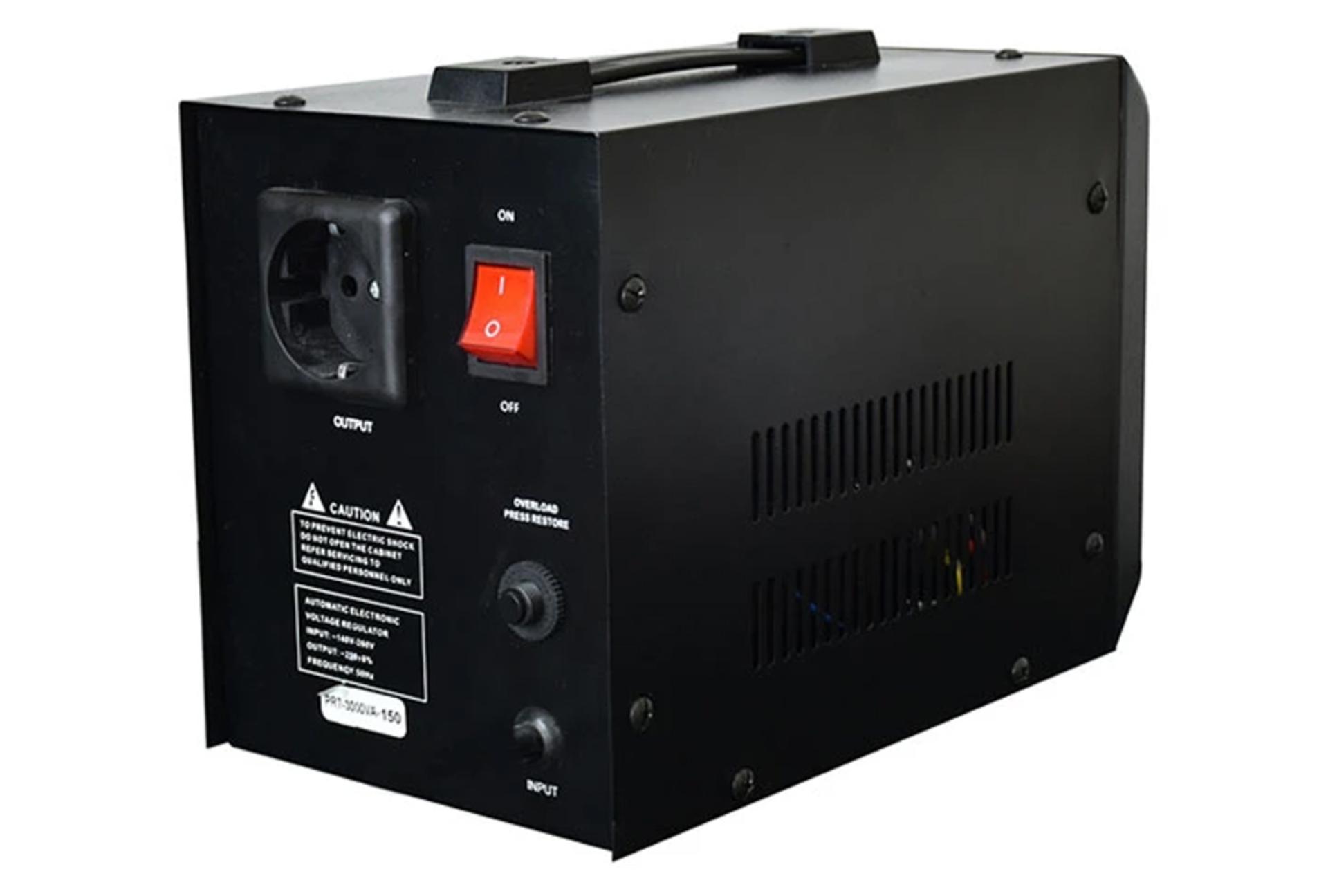 نمای پشت استابلایزر پیمان گزاران مدل PRT-3000