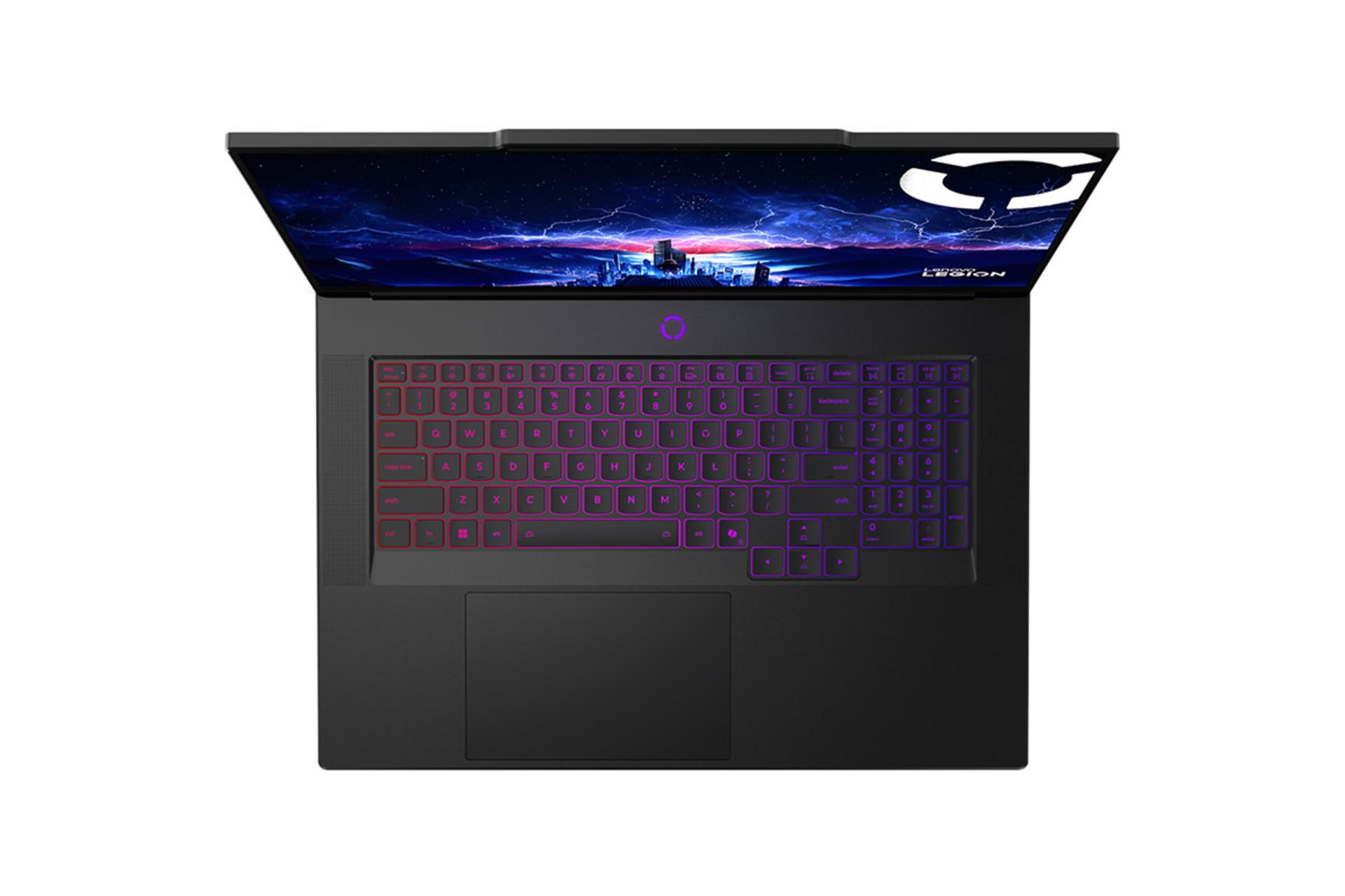 لپ تاپ لنوو Lenovo Legion 9 18IAX10 نمای بالا و کیبورد