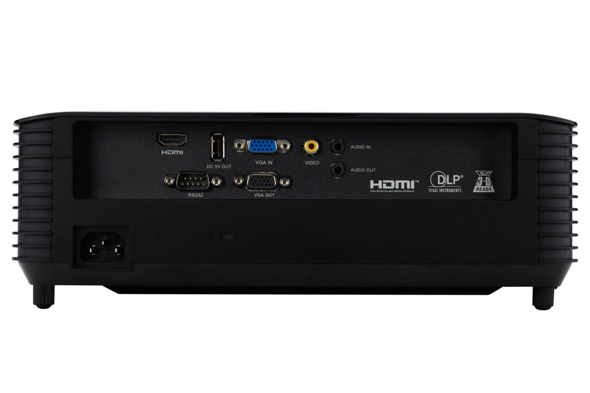 کانکتور و اتصال ویدیو پروژکتور ایسر X1326AWH