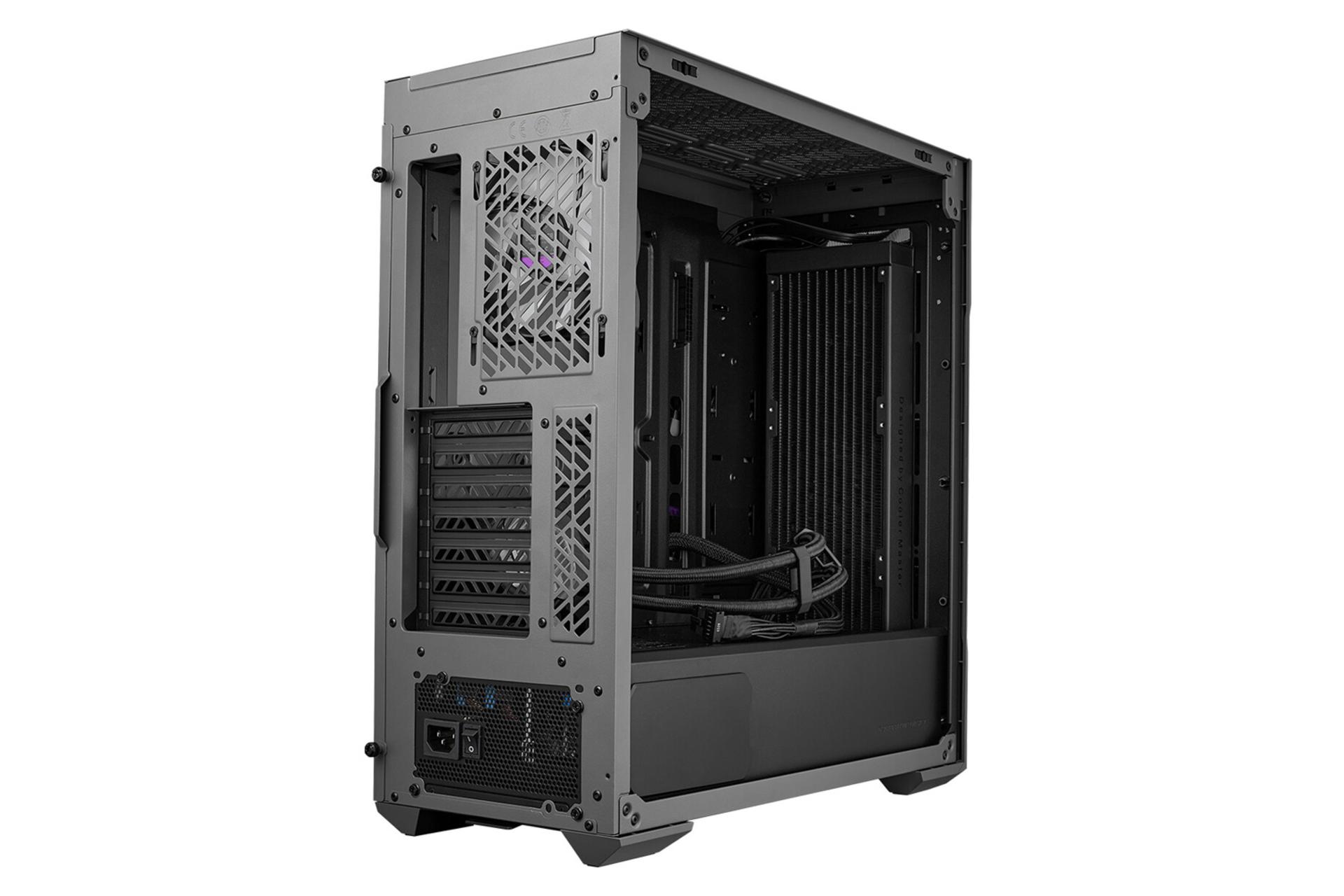نمای پشت کیس کامپیوتر کولر مستر MASTERBOX TD500 MAX