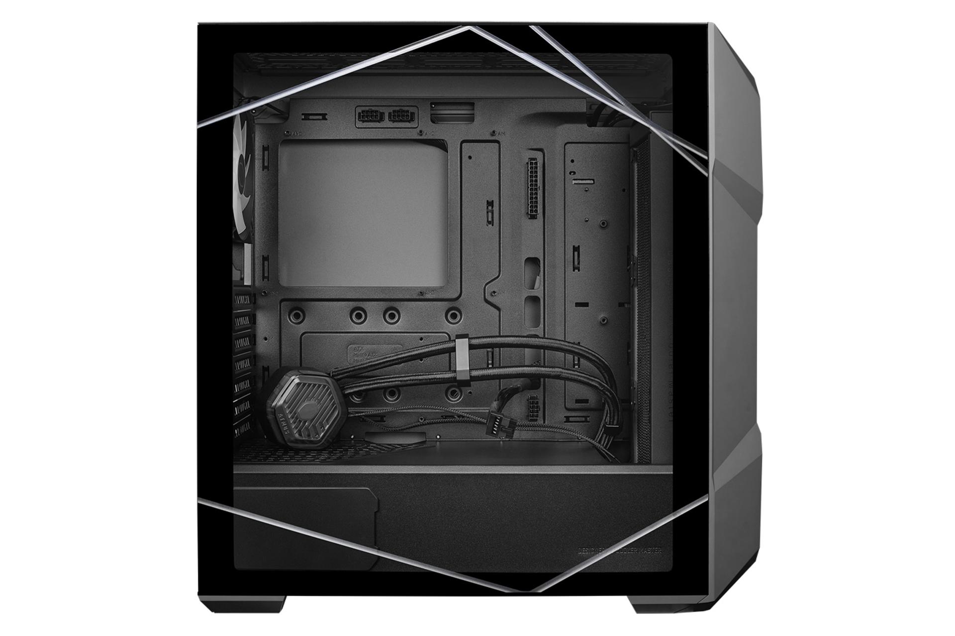 نمای کنار کیس کامپیوتر کولر مستر MASTERBOX TD500 MAX