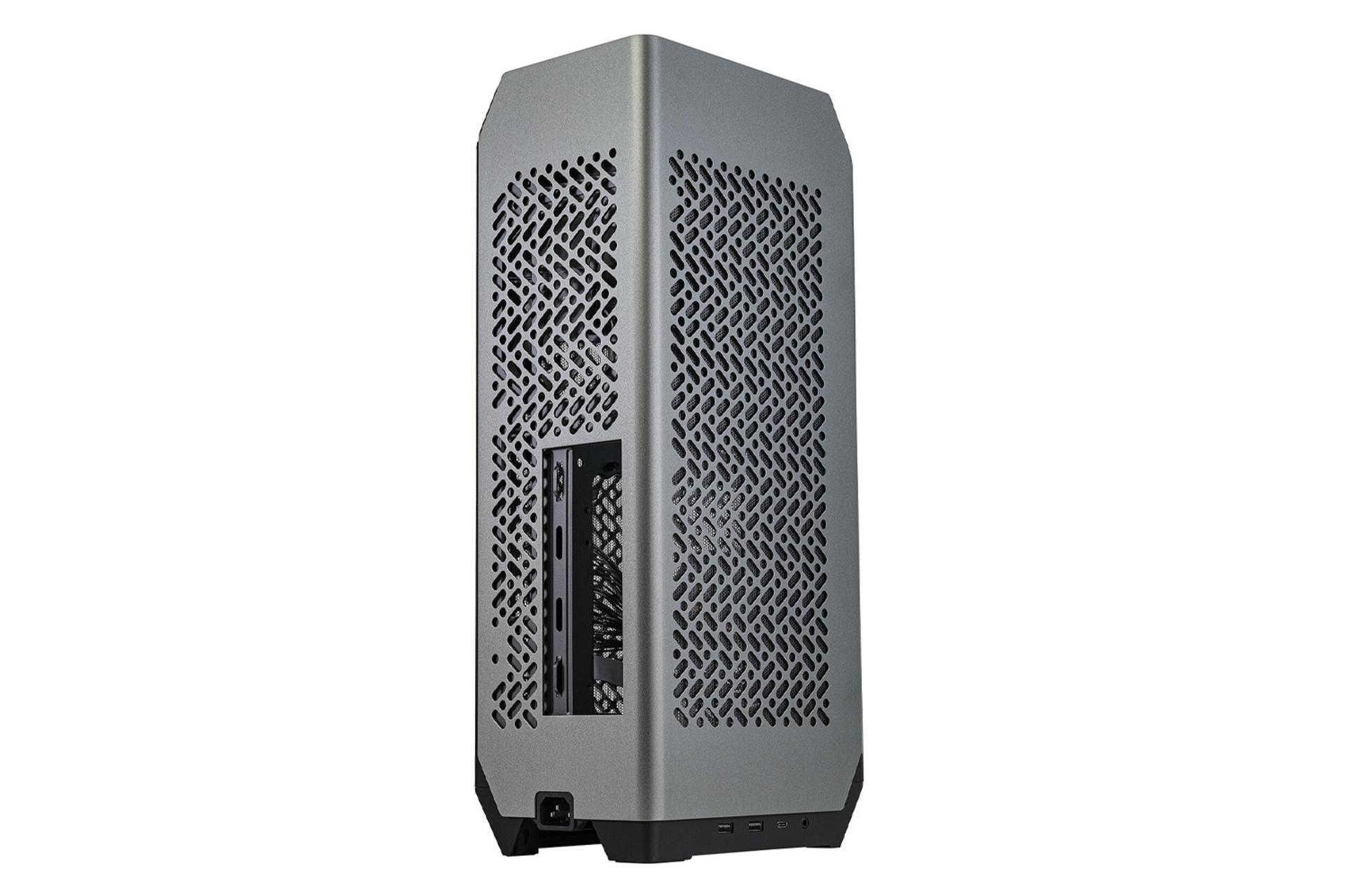 نمای پشت کیس کامپیوتر کولر مستر NCORE 100 MAX