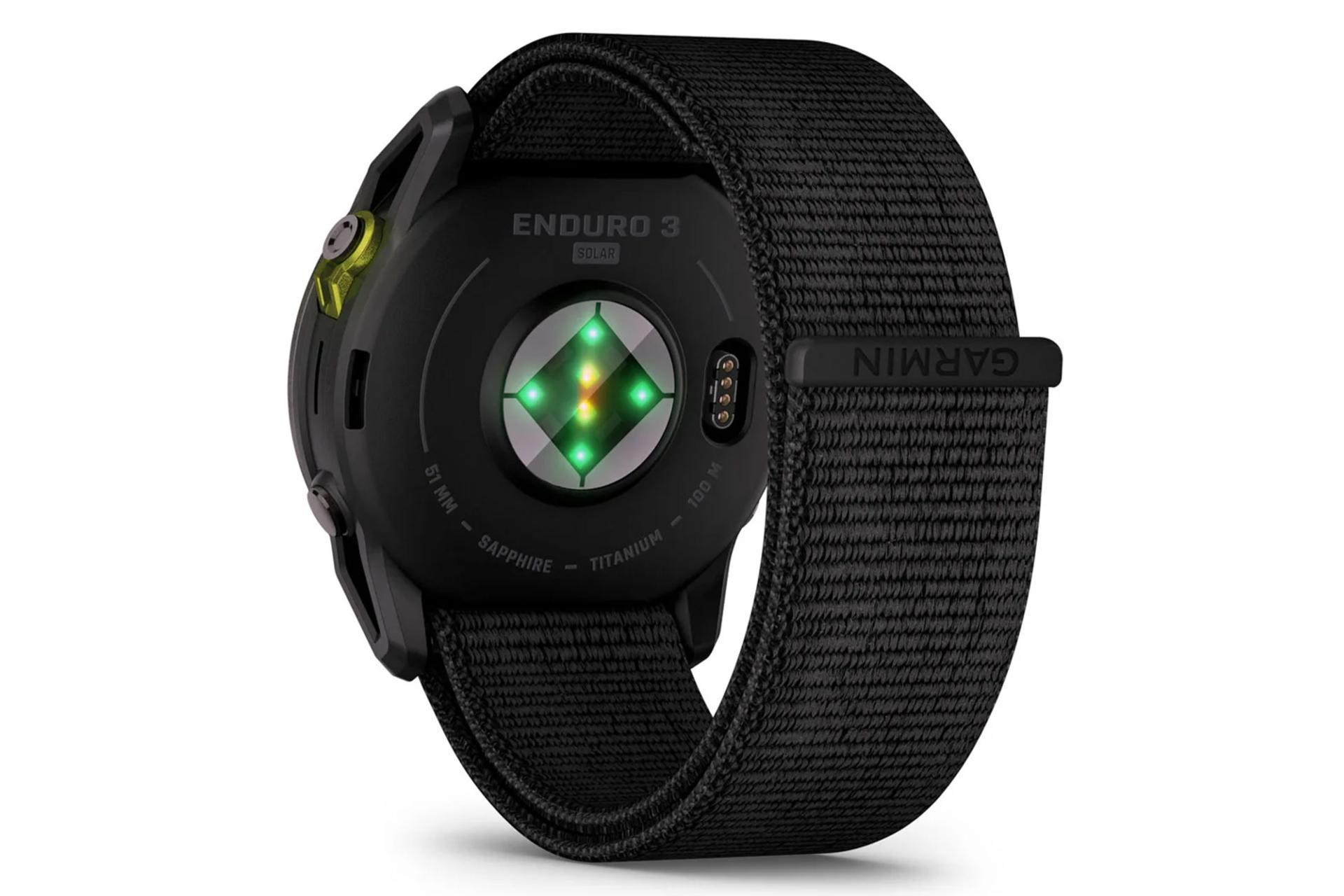 نمای پشت ساعت هوشمند گارمین Enduro 3