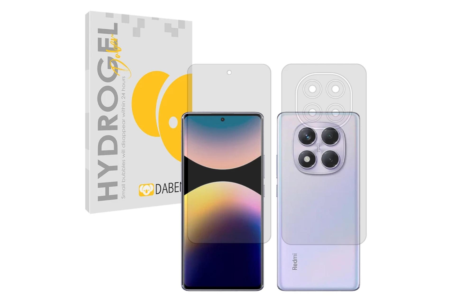 محافظ صفحه نمایش گوشی دبن مدل Tough مات مناسب شیائومی Redmi Note 14 Pro 4G به همراه محافظ پشت گوشی