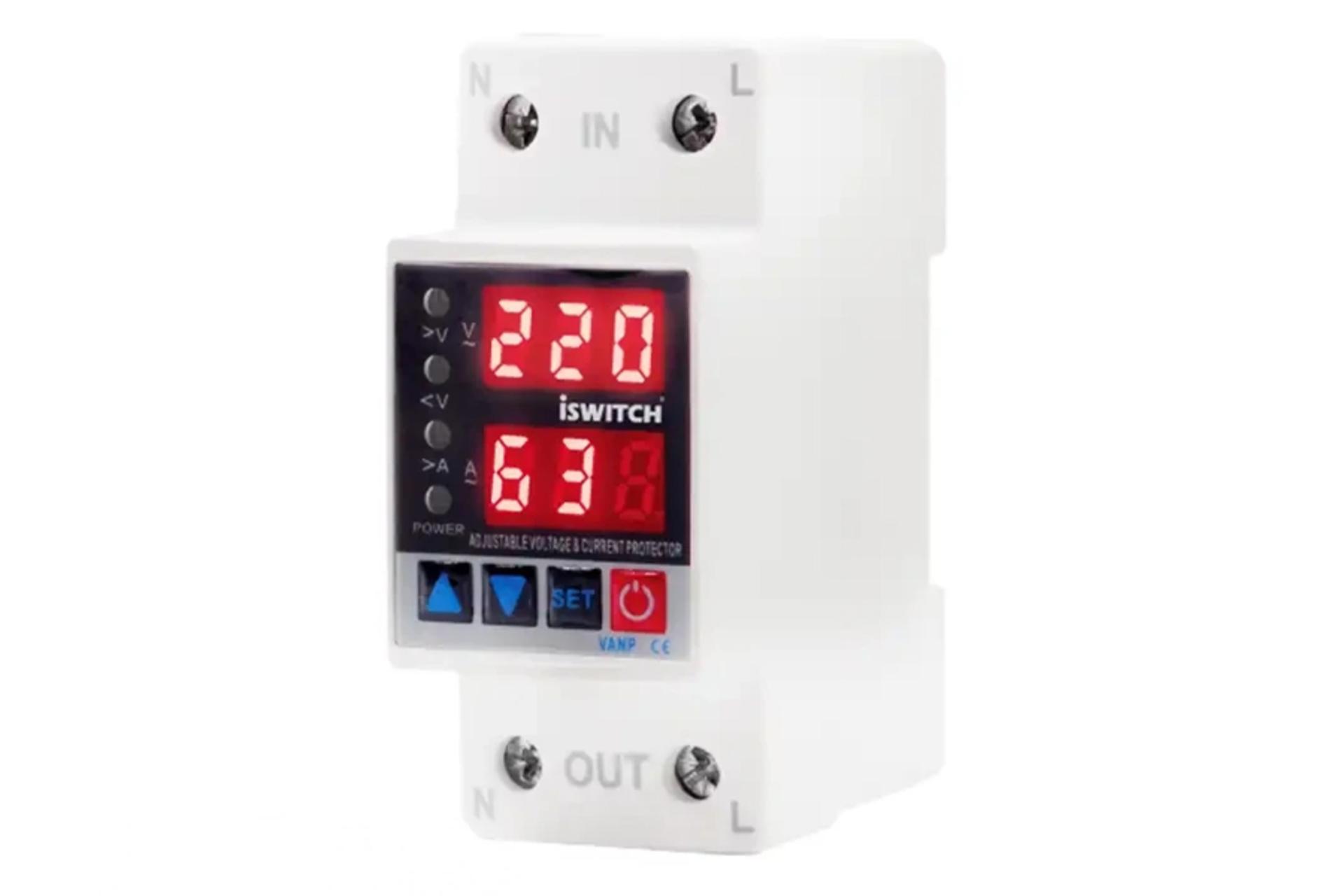 ولتاژ محافظ ولتاژ آی سوئیچ الکتریک مدل sp1-63A