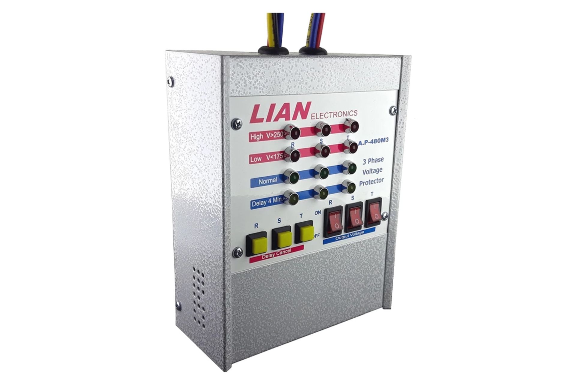 ابعاد و اندازه محافظ ولتاژ لیان الکترونیک A.P-480M3
