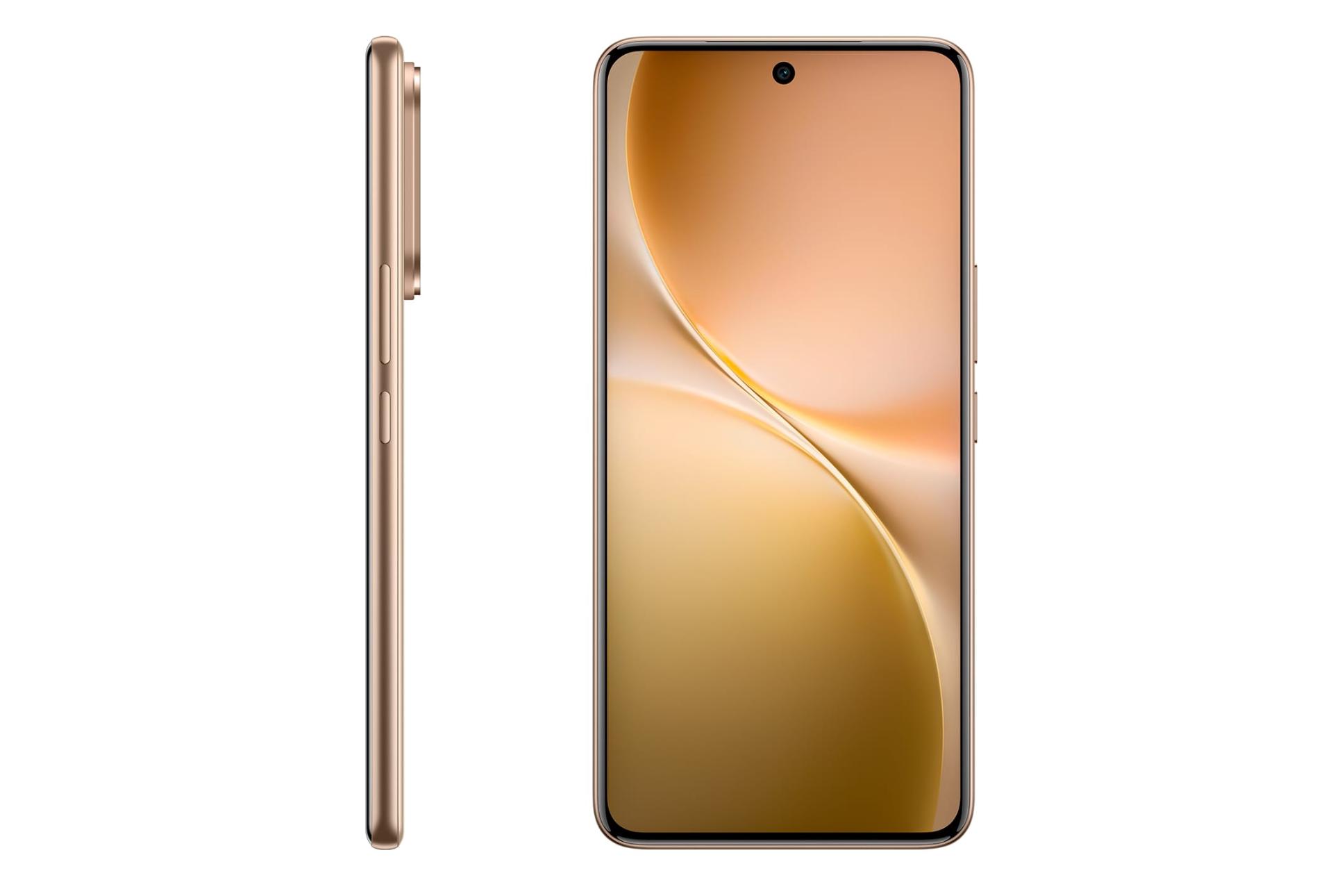 پنل جلو و فریم گوشی موبایل ویوو vivo V60 طلایی