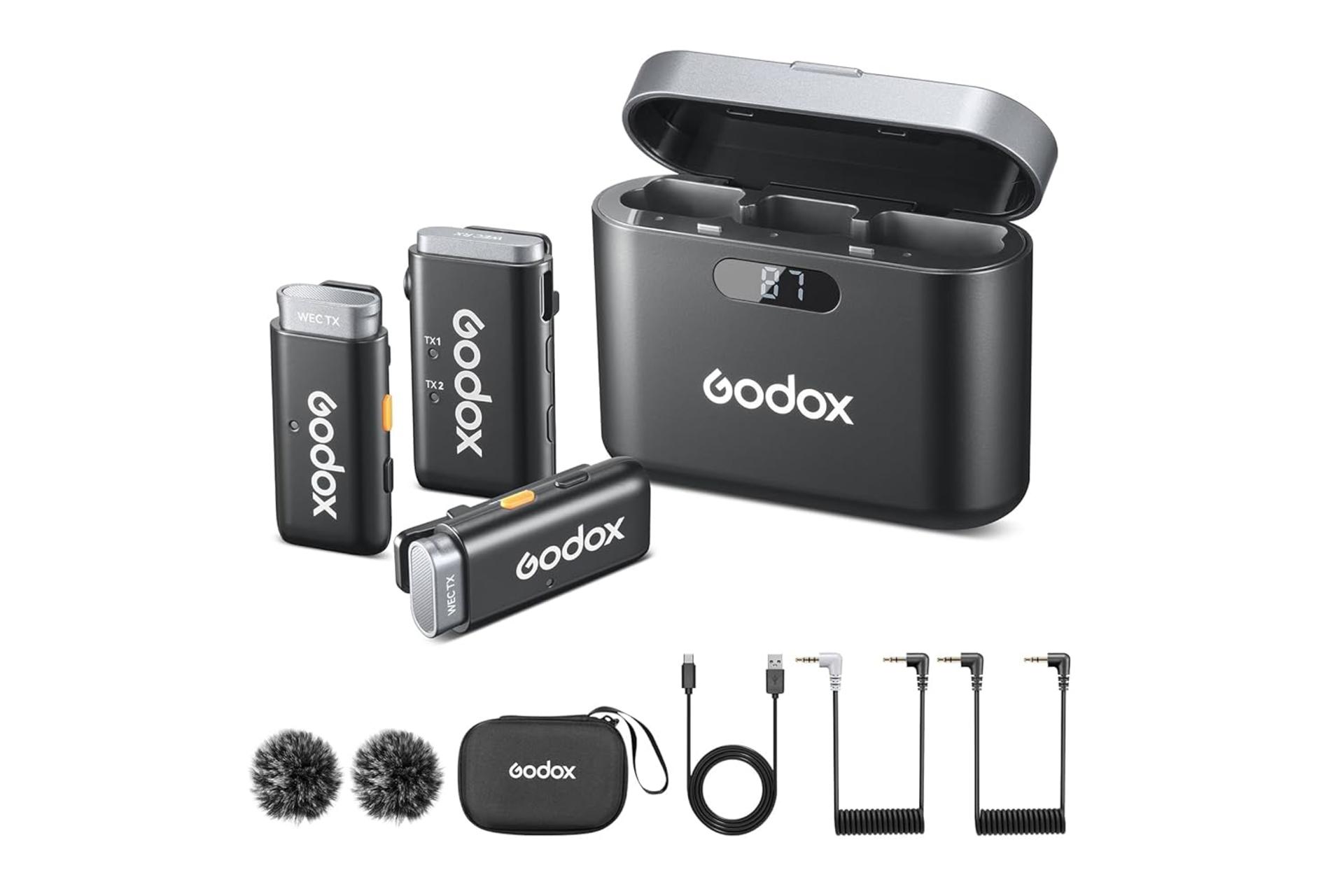 اقلام همراه میکروفون گودوکس WEC Kit2