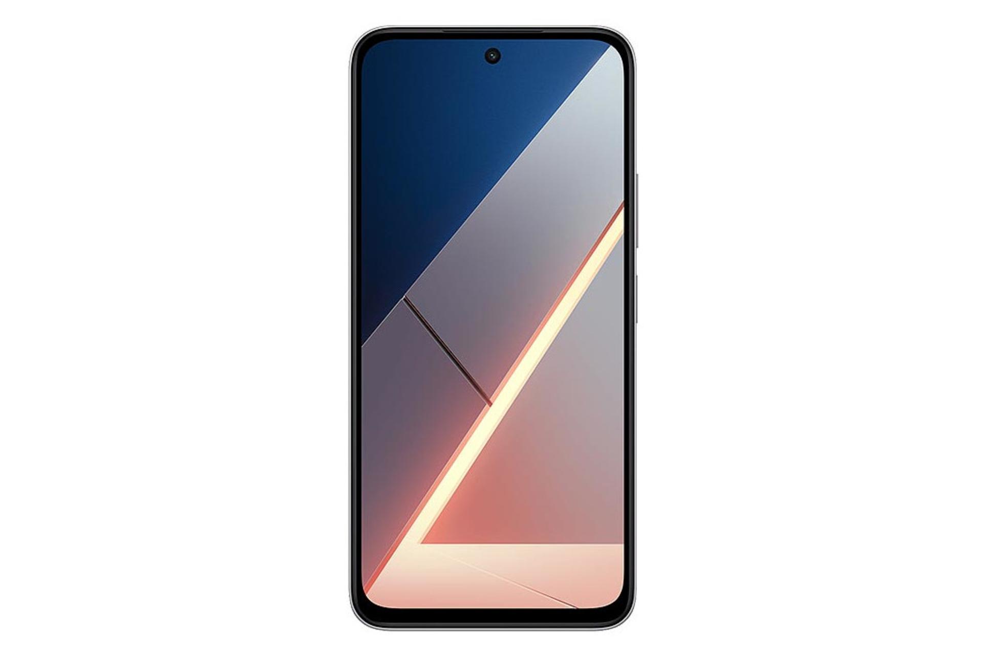 پنل جلو و صفحه نمایش گوشی موبایل پوکو M7 شیائومی 4G نقره ای / Xiaomi Poco M7 4G