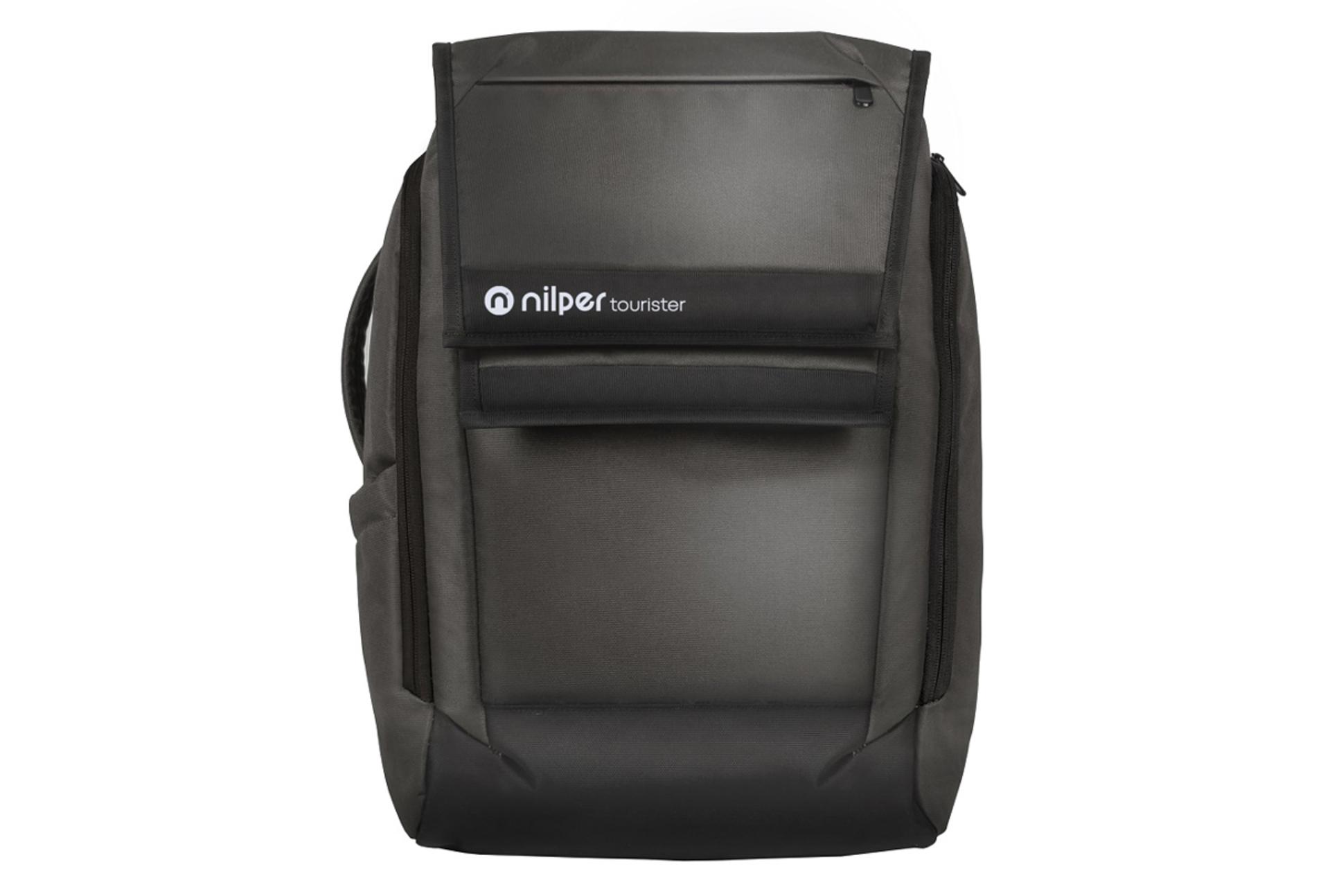 کیف لپ تاپ کوله پشتی لپ تاپ نیلپر توریستر پترو NTLB112 مناسب 15.6 اینچ رنگ مشکی