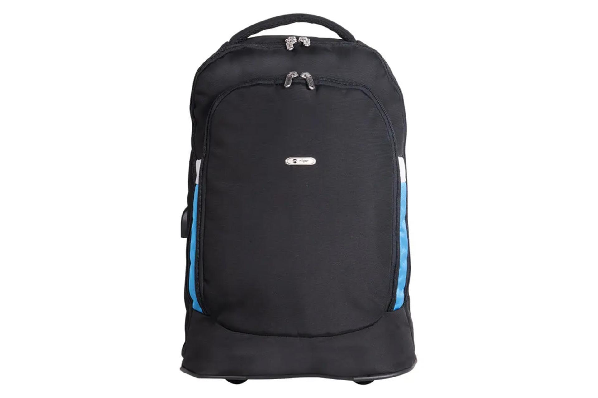 کیف لپ تاپ کوله پشتی لپ تاپ نیلپر توریستر مایان NTLB113X مناسب 15.6 اینچرنگ مشکی 