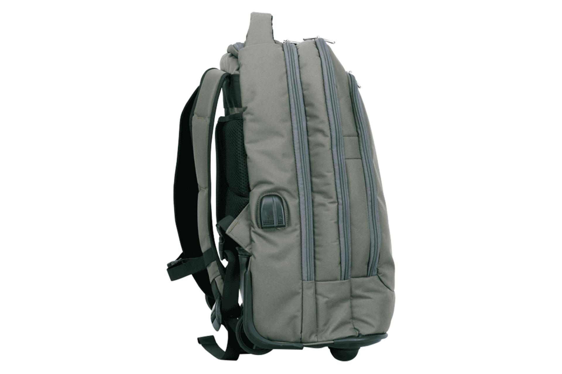 نمای کنار کیف لپ تاپ کوله پشتی لپ تاپ نیلپر توریستر مایان NTLB113X مناسب 15.6 اینچ