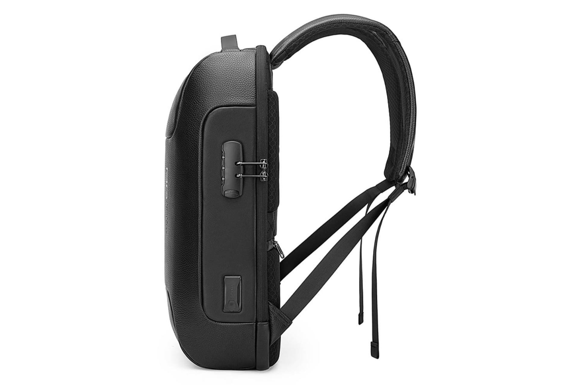 نمای کنار کیف لپ تاپ کوله پشتی لپ تاپ بنج 6622 مناسب 15.6 اینچ