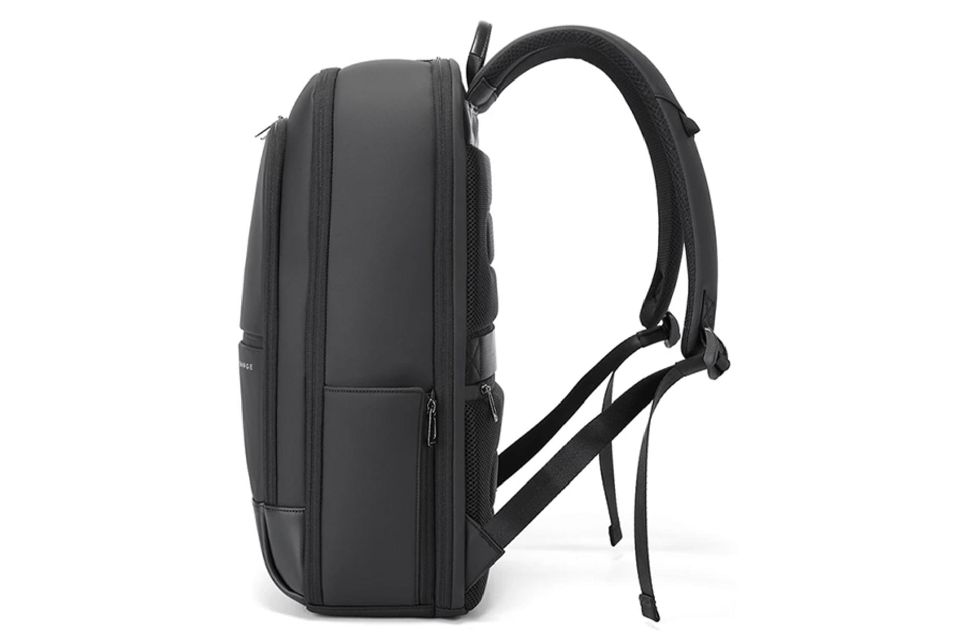 نمای کنار کیف لپ تاپ کوله پشتی لپ تاپ بنج 2953 مناسب 15.6 اینچ