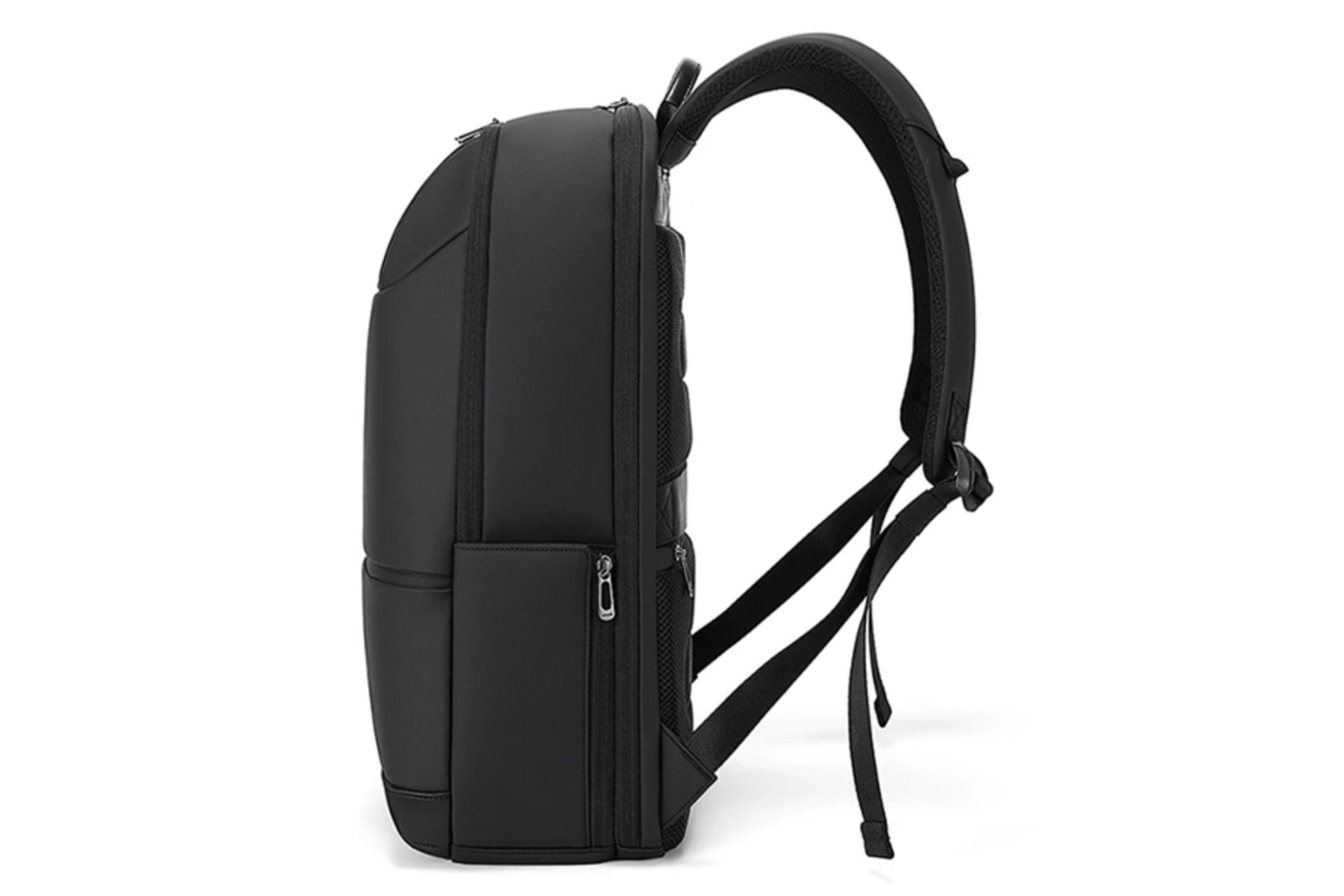 نمای کنار کیف لپ تاپ کوله پشتی لپ تاپ بنج 2950 مناسب 15.6 اینچ