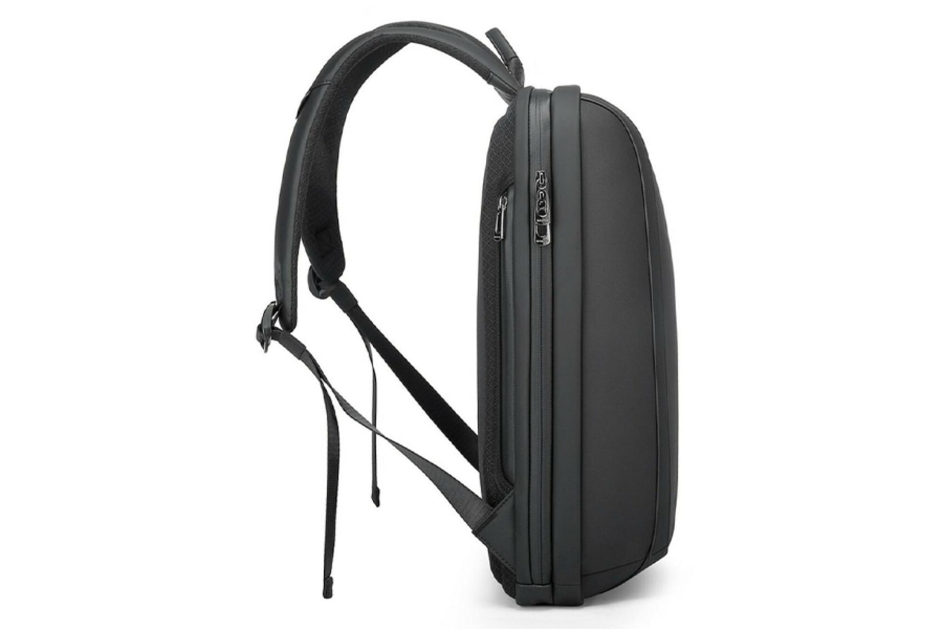 نمای کنار کیف لپ تاپ کوله پشتی لپ تاپ بنج 2809 مناسب 14 اینچ