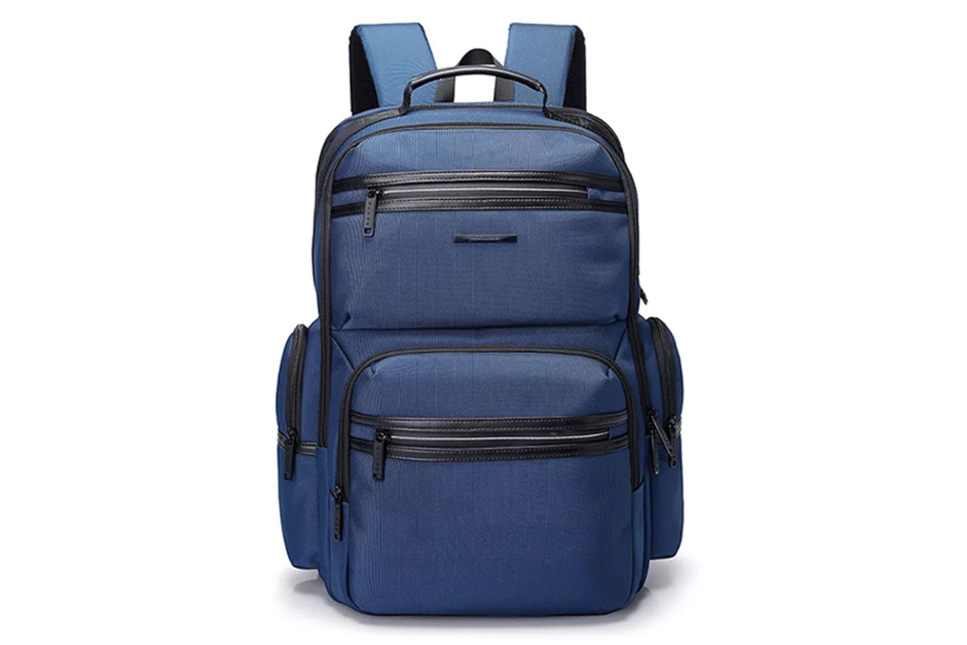 کیف لپ تاپ کوله پشتی لپ تاپ بنج 2601 مناسب 15.6 اینچ رنگ آبی