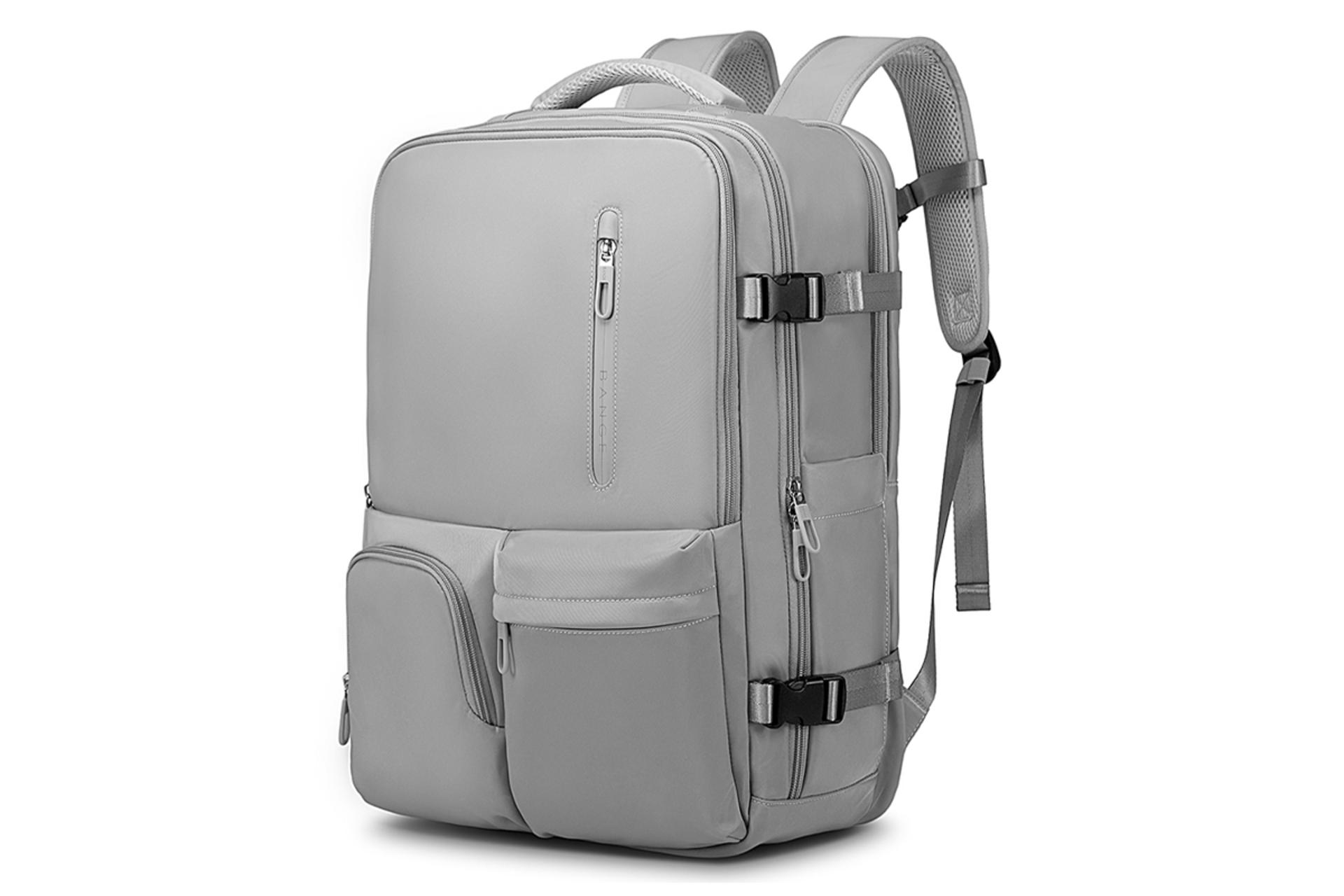 کیف لپ تاپ کوله پشتی لپ تاپ بنج 1800 مناسب 15.6 اینچ رنگ خاکستری